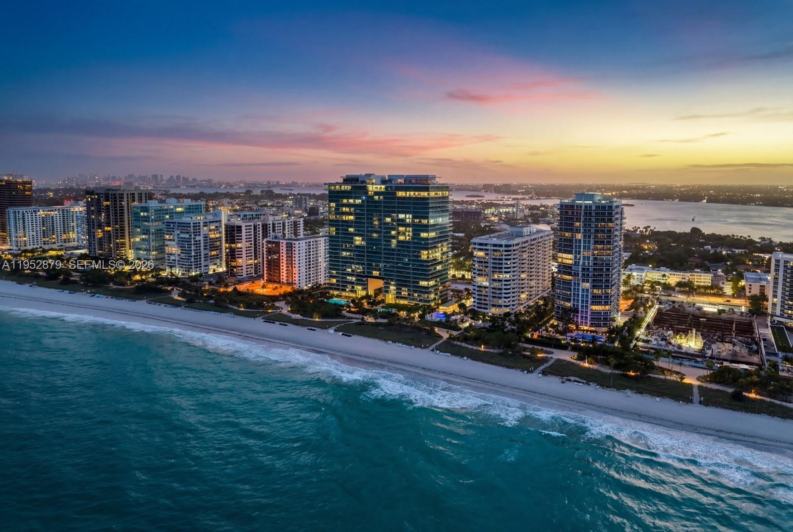 Perched atop Oceana Bal Harbour, this fully renovated and never-lived-in penthouse offers unobstructed panoramic views of the Atlantic Ocean and Biscayne Bay. Spanning approximately 8,000 SF of interiors and 2,300 SF of wraparound terraces, the residence features 4 bedrooms plus staff quarters, 5 full baths, 2 powder rooms, an office, and children’s study within a unique, expansive layout. The grand primary suite includes oversized his and her dual dressing rooms and a spa-inspired bath. Finishes include custom PEDINI Italy millwork, Opustone natural stone, and curated furnishings by Minotti and other premier Italian brands, complemented by state-of-the-art smart home technology. A turnkey sky residence in one of Bal Harbour’s most prestigious oceanfront towers.