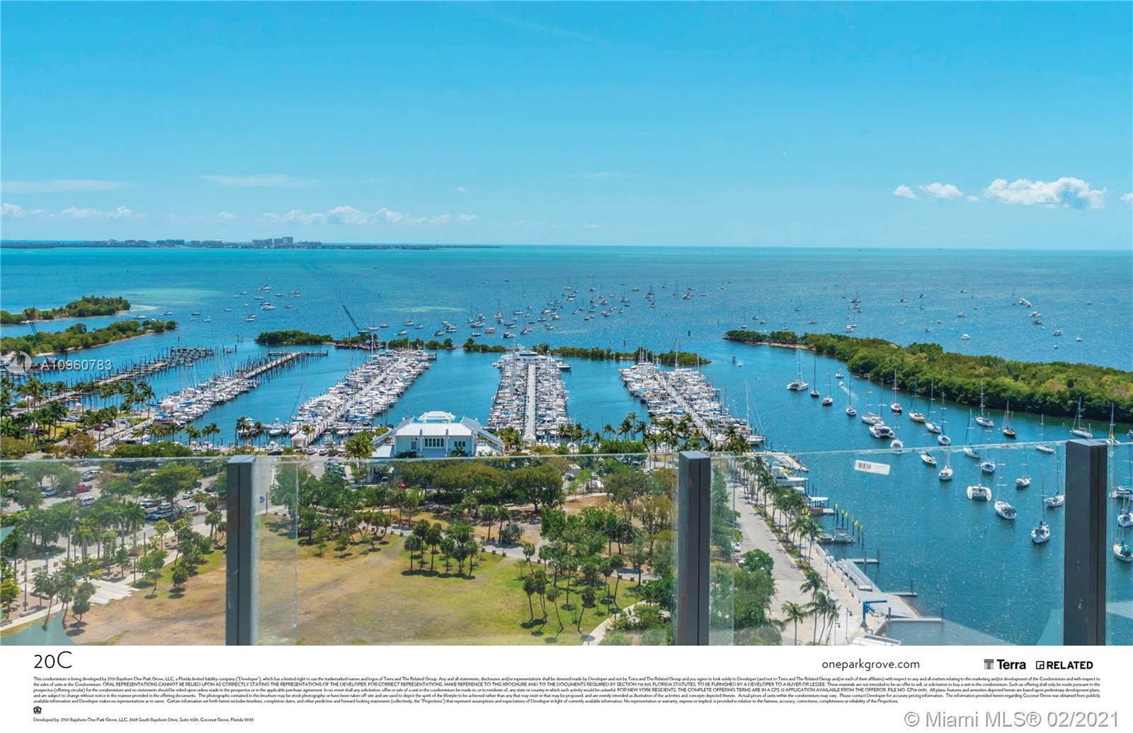 Stunning turn-key designer residence by Deborah Wecselman. This is a four bedroom/4.5 bathroom custom floor plan with 3,365SF of interior space featuring endless direct bay front views. Park Grove represents what is possible when the sophistication and artistry of Pritzker Prize winning architect Rem Koolhaas/OMA is given a five acre waterfront canvas in Coconut Grove-the most naturally beautiful part of Miami.  One Park Grove's Koolhaas designed amenities surpass what any project in Miami has ever offered. Immediate occupancy!