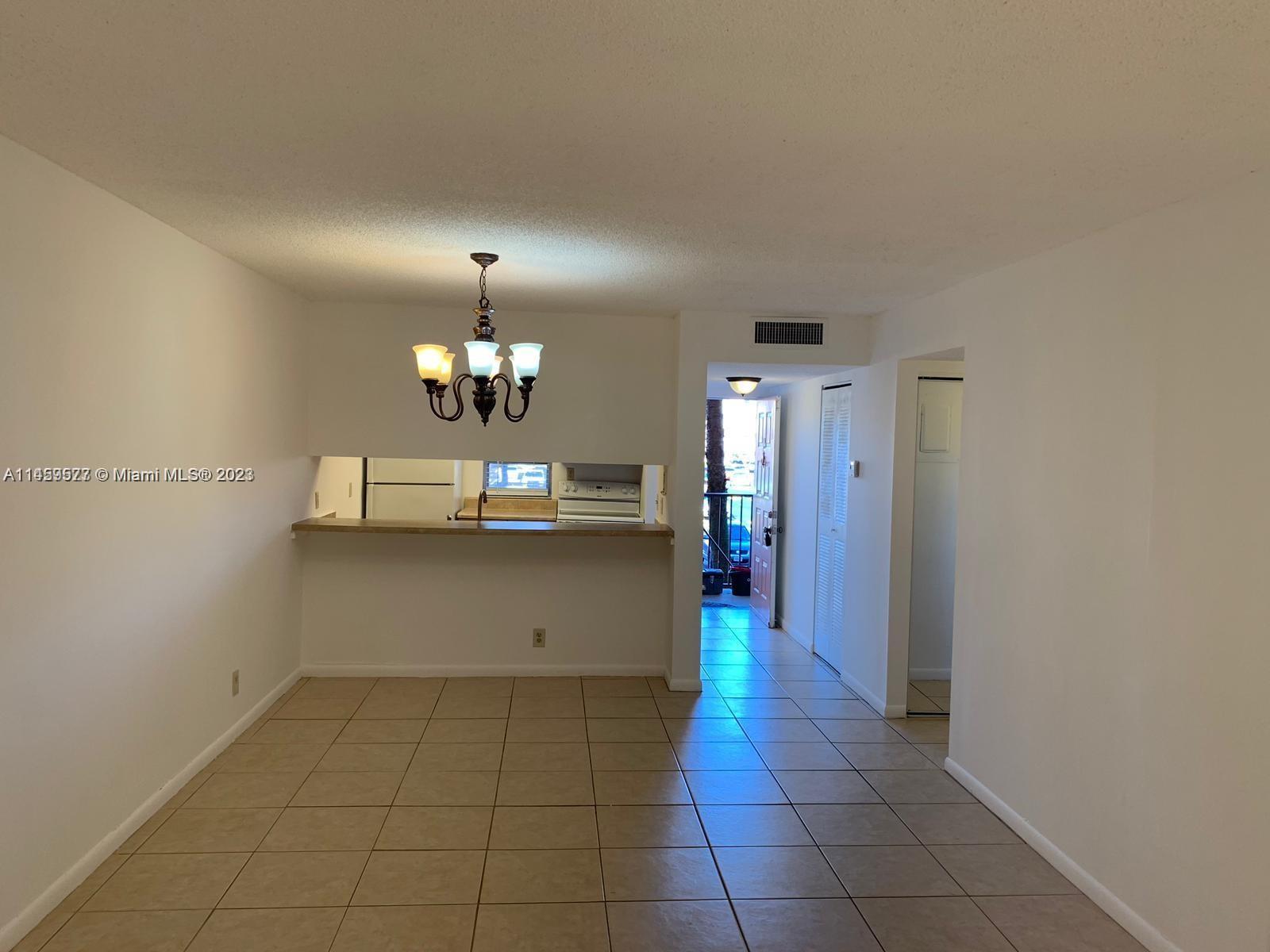 Very well keep and spacious 2 beds 1 bath condo in a centric area of Miramar. Freshly painted, plenty of closet,
master bedroom with 2 closets and small balcony, bathroom partially remodeled, tile floors, gated community with
a pool