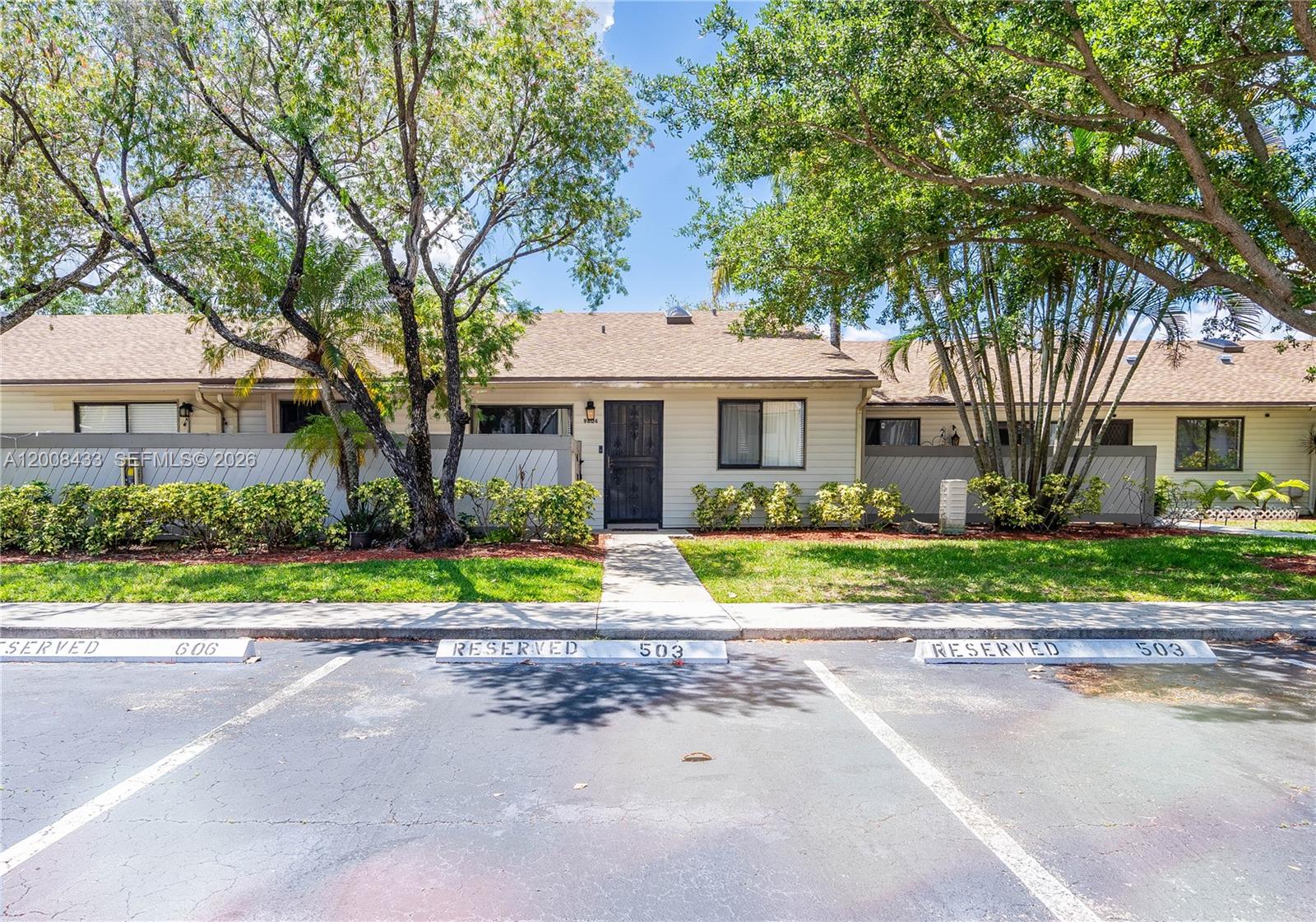 Great location in Nob Hill at Welleby, Sunrise! Beautifully remodeled 2BR/2BA villa featuring two primary bedrooms and an inviting front patio, making it one of the most desirable models in the neighborhood. Move-in ready with 2 parking spaces conveniently located right in front of the unit. Association fees include exterior insurance, water, trash removal, roof repairs, community pool, and tennis courts. Nestled in a quiet and well-maintained community, this home offers comfortable living in a central location—walking distance to supermarkets, pharmacies, and restaurants, and just minutes from major highways and Sawgrass Mills Mall. All ages welcome. Minimum 700+ credit score required by the association. 25-year building certification completed in 2024.