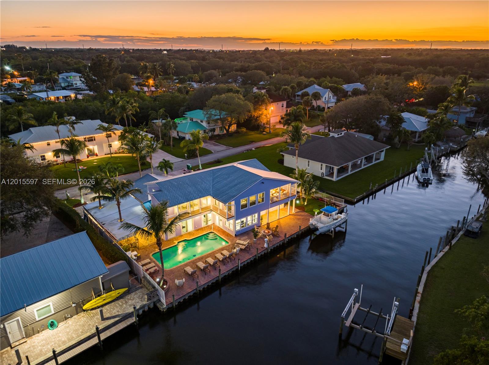 Beautifully updated waterfront home featuring 6 bedrooms, 4.5 bathrooms, and the elevated Florida lifestyle today’s buyers are looking for. This Fort Pierce waterfront property stands out with bright open spaces, modern finishes, and effortless indoor-outdoor living. Enjoy expansive water views, bright open living spaces, and seamless flow for entertaining. Step outside to your private waterfront backyard complete with a pool, direct water access, and multiple lounge areas made for sunset dinners, boating days, and unforgettable weekends. Homes with this much space, waterfront access, and modern style rarely hit the market, making this an incredible opportunity for buyers looking for something special.