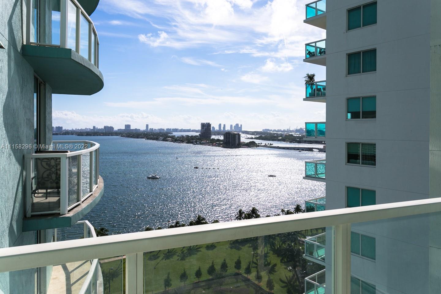 1/1 condo with a beautiful view from the 16th floor. Overlooking the Venetian Islands. High-rise was completed in 2008. Quantum on the Bay Condos is located in the Edgewater neighborhood, Quantum on the Bay is close to the Arts and Entertainment District across from Margaret Pace Park with is complete with basketball volleyball, and tennis courts, a children’s playground, and a dog park. Edgewater is just a short drive from the Design District of Wynwood, South Beach, Brickell, and Downtown Miami. Call me for showing instructions.  SEE ATTACHEMENTS. Maintenance includes Cable, Internet, Water and amenities.