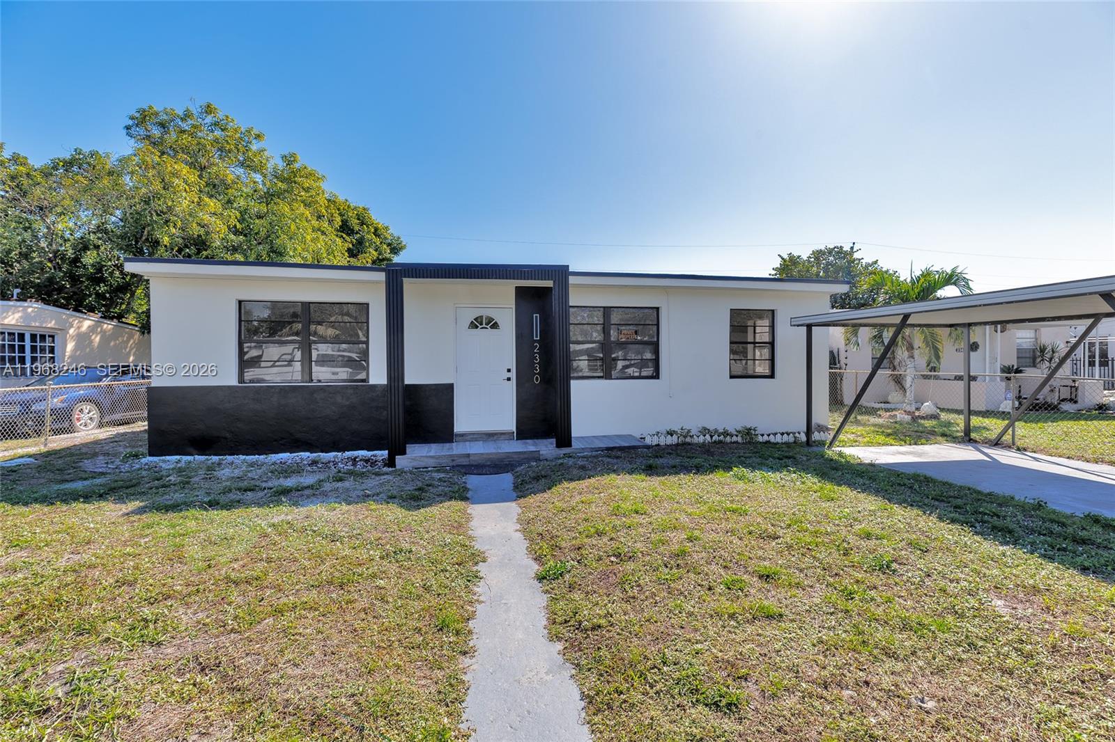 Fully remodeled 5-bedroom, 2-bathroom home with NEW 2025 roof and NEW 2025 A/C! Offering approximately 1,600 sq ft of living space, this property provides exceptional flexibility for large families or multi-generational living. The home features updated interiors, modern kitchen and bathrooms, and a private backyard with additional storage space.
No HOA. Vacant and move-in ready. Conveniently located near major highways, schools, and shopping.
A rare opportunity to own a spacious upgraded home in the heart of Opa-Locka—schedule your showing today!