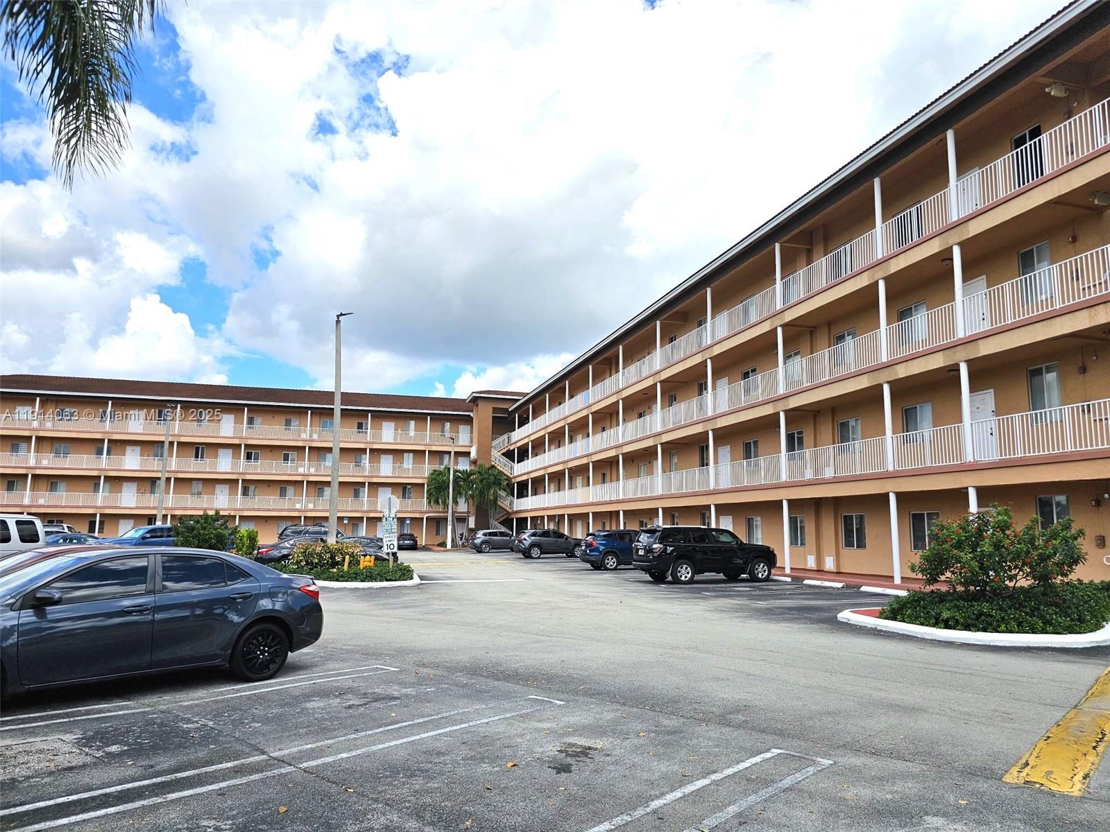 Spacious and bright 3/2 apartment located on the 3rd floor. New Washer and dryer inside the unit. Freshly painted, tile floor throughout. One assigned parking plus 1 unassigned. If the third car is needed and the space is available, the cost is $150.00 per month. It is conveniently located near major highways, close to schools, shopping centers, parks and recreation, public transportation, and much more.