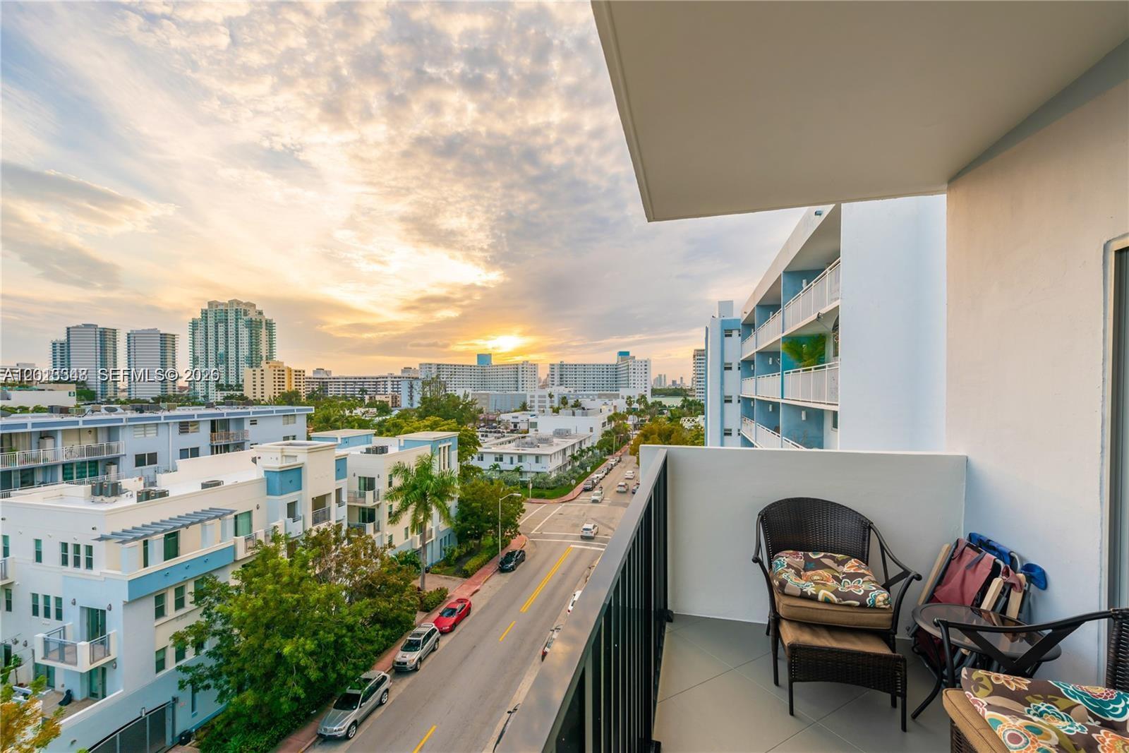 Beautiful Top Corner unit, great layout with unobstructed views from the balcony. Open kitchen, granite countertops, stainless steel appliances, plenty of cabinet space, central AC, one assigned parking space, and community swimming pool. This apartment offers the best of Miami Beach living with its proximity to world-class dining, shopping, and entertainment options. The building is centrally located, near park, Whole Foods, Walgreens, and the beach.