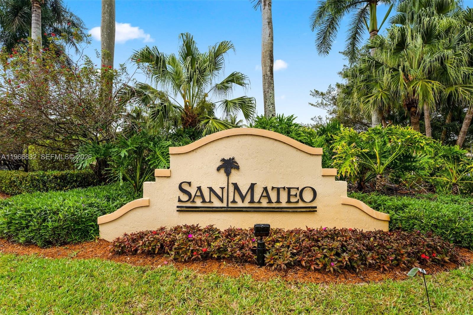 Investment Opportunity ! Rented $3,300 month. Leased until May 2027. Weston - San Mateo, corner two story townhome with 4-bedrooms, 2 1/2 bathrooms with 1 car garage • Brand new hardwood laminate flooring throughout • Beautifully remodeled bathrooms • Bright and spacious layout with all bedrooms conveniently located on the second floor • Enjoy a screened-in patio, perfect for relaxing or entertaining • New AC installed in 2024 • Ok to lease upon resale • Located in a gated community offering a community pool, playground, and plenty of guest parking. Prime location in the heart of Weston, close to top-rated schools, parks, dining, and shopping.