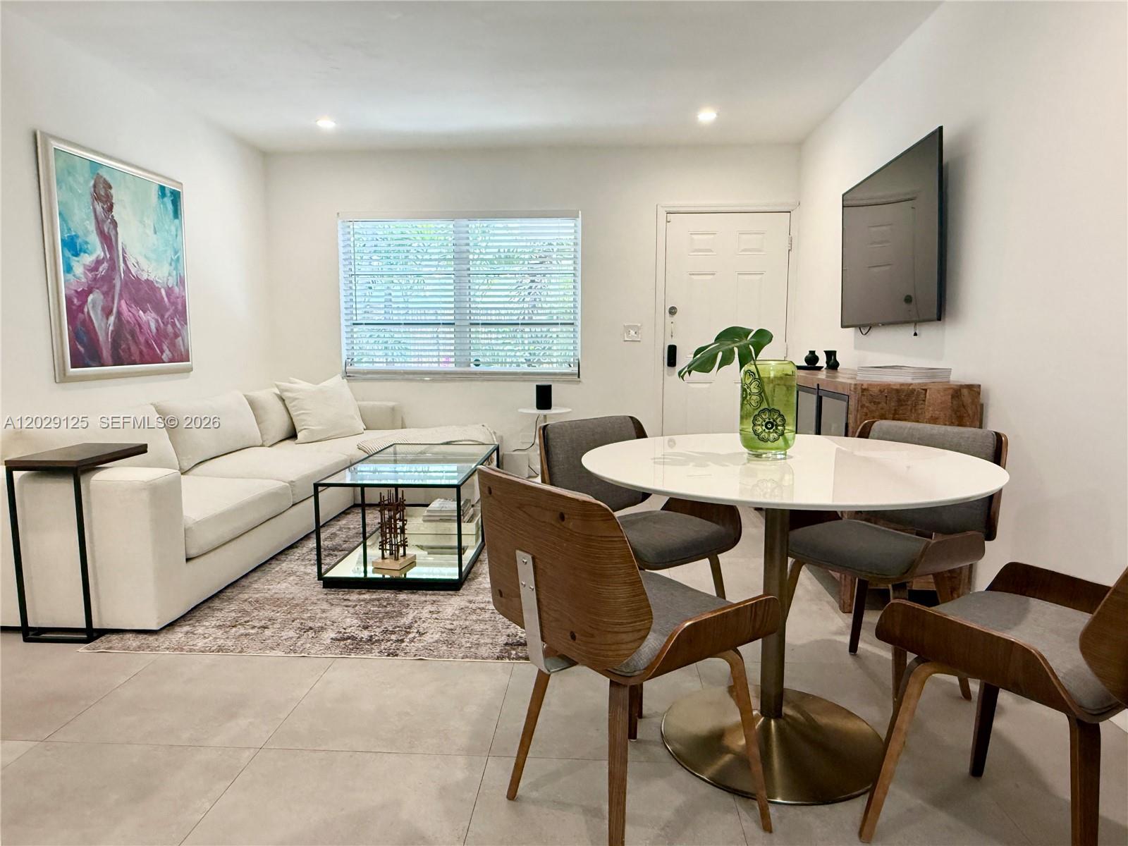 FURNISHED 2-bedroom, 1-bath residence available for seasonal or annual lease in Miami's desirable Historic MiMo District. Minimum 3-month rental term. Thoughtfully renovated and tastefully furnished, this private rear unit of a duplex offers approximately 720 SF of comfortable living space with a functional layout, abundant natural light, and modern finishes throughout.

The home features a spacious primary bedroom with a king bed, a second bedroom with a queen bed, a fully equipped kitchen, high-speed internet, Smart TV, central A/C, and in-unit essentials for a turnkey living experience. Residents enjoy access to a shared tropical backyard, one dedicated parking space, additional free street parking and shared laundry facilities.

Ideally located just minutes from the Design District, Wynwood, Miami Beach, Downtown Miami, Brickell, Miami International Airport, restaurants, cafés, shopping, and major entertainment venues. Convenient access to Kaseya Center, LoanDepot Park, Hard Rock Stadium, and the Port of Miami.

Lease Terms:
• 3–5 months: $3,900/month
• 6–11 months: $3,600/month
• 12 months: $3,400/month

A rare opportunity to enjoy a fully furnished Miami residence in one of the city's most centrally located and rapidly growing neighborhoods.