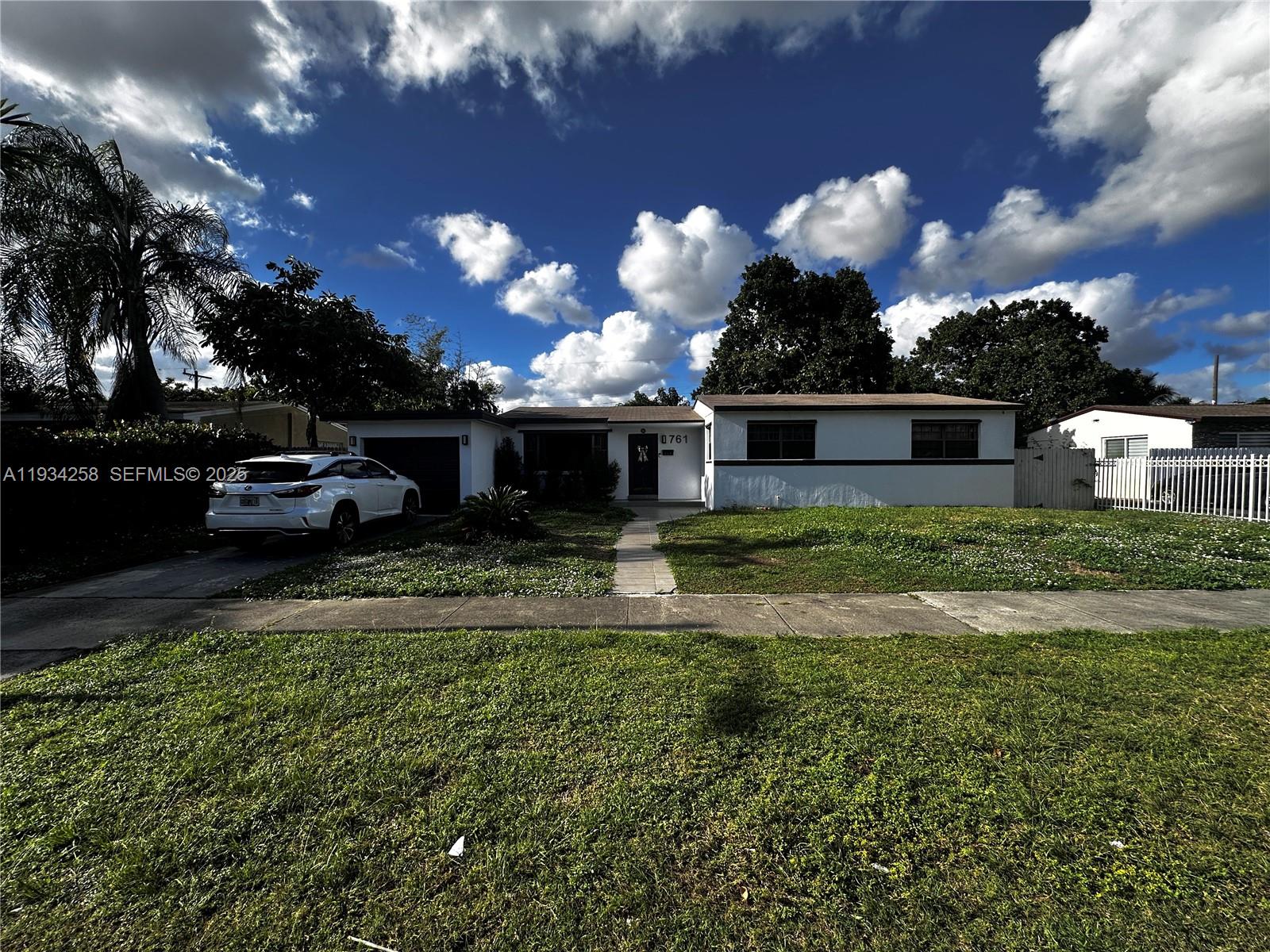 No HOA! Turnkey, fully renovated Miami Gardens home priced competitively for today’s market. This 3-bedroom, 2-bath residence offers a bright open-concept layout with an oversized family room ideal for entertaining and everyday living. The updated kitchen features smart stainless-steel appliances, complemented by modern bathrooms with upgraded finishes and oversized showers. Recent improvements include new flooring throughout, fresh interior and exterior paint, and a newer shingle roof. Additional highlights include a spacious 1-car garage with extra storage, a convenient one-story layout, and additional parking. FHA, VA, and conventional buyers welcome. Seller is motivated and open to reasonable offers.