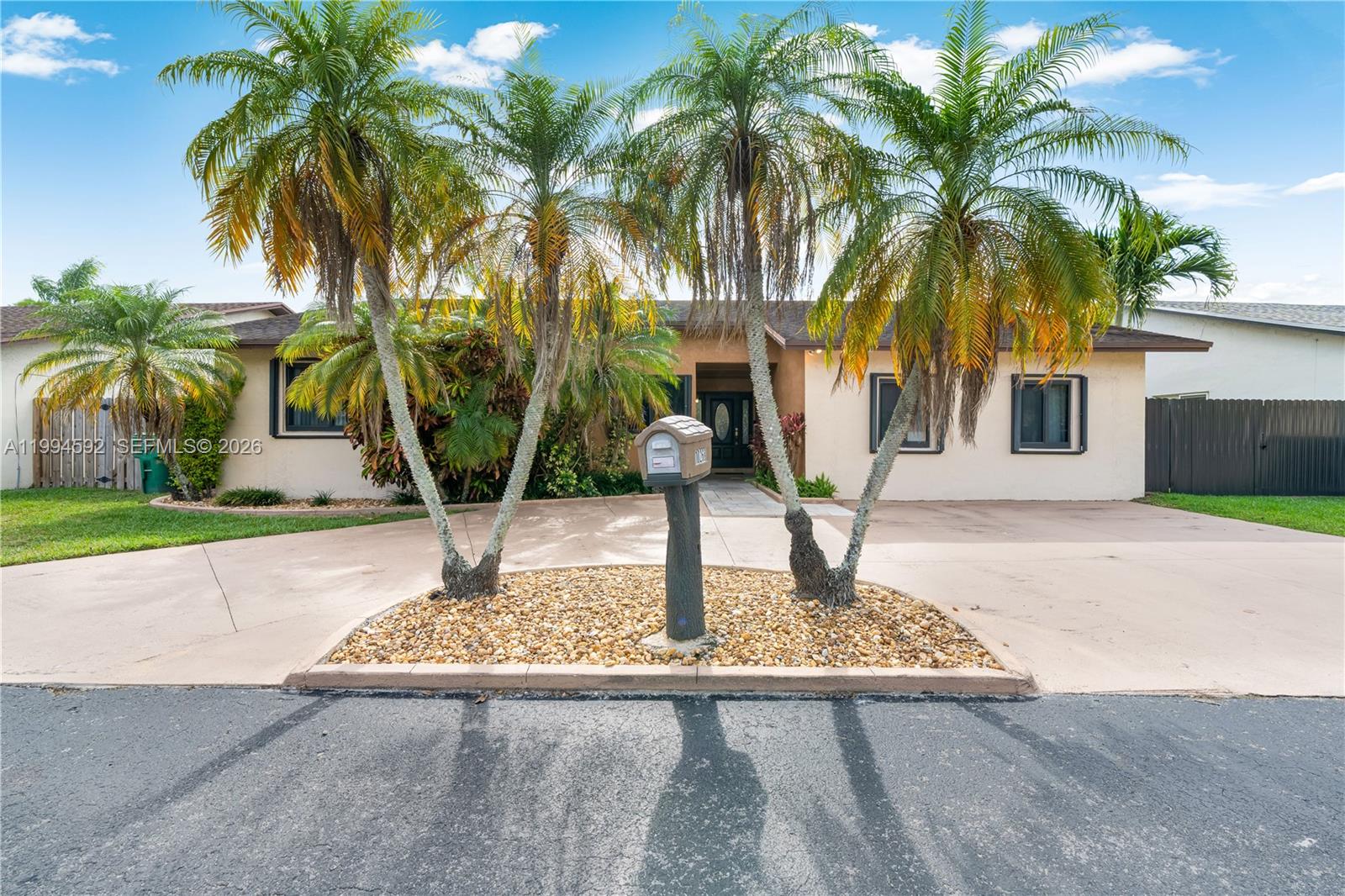 This home truly has everything you need. Located in a great community, it features an oversized kitchen with an eat-in area, solid wood kitchen cabinets, and plenty of space perfect for everyday living and entertaining. Impact windows throughout plus accordian shutters for extra protection and home is wired for a generator offering comfort and peace of mind. The flexible layout includes four bedrooms plus a converted garage creating a spacious family room with a dedicated office — ideal for working from home, playroom, or media space. Roof replaced in 2007. Step outside to a beautiful pool and private backyard designed for relaxing and entertaining. Move-in ready with space, functionality, and all the extras — this is the one.Owner occupied. Make an Offer!