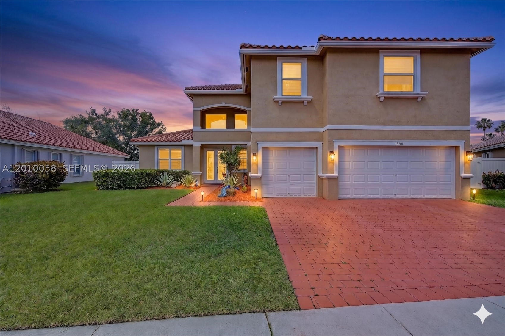 Fully updated 6BR pool home in a gated West Pembroke Pines community offering over 3,500 sq. ft. of refined living space. Major upgrades include 2022 roof, impact windows/doors, dual energy-efficient A/C units, upgraded flooring, water softener, and a modern chef’s kitchen with quartz counters, and a cooking island, and walk-in pantry, with premium finishes.Rare double primary suite layout with convenient first-floor primary ideal for multigenerational living. Soaring ceilings, open living areas, and versatile loft perfect for office or media space.Private backyard with pool and covered patio designed for entertaining and South Florida living. Prime location near top-rated schools, parks, shopping, and major commuter routes. Truly turnkey and move-in ready.