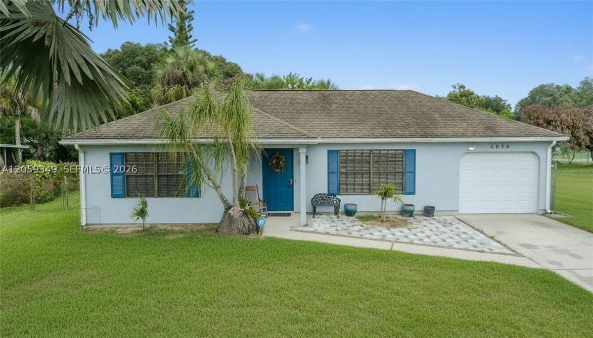 Located in an established neighborhood with underground utilities, a community pool and park, and a low HOA fee of just $180 per year, this well-maintained home is move-in ready. Features include granite countertops, stainless steel appliances, a spacious screened lanai, and a fenced backyard. Not in a flood zone and conveniently located near everyday amenities.