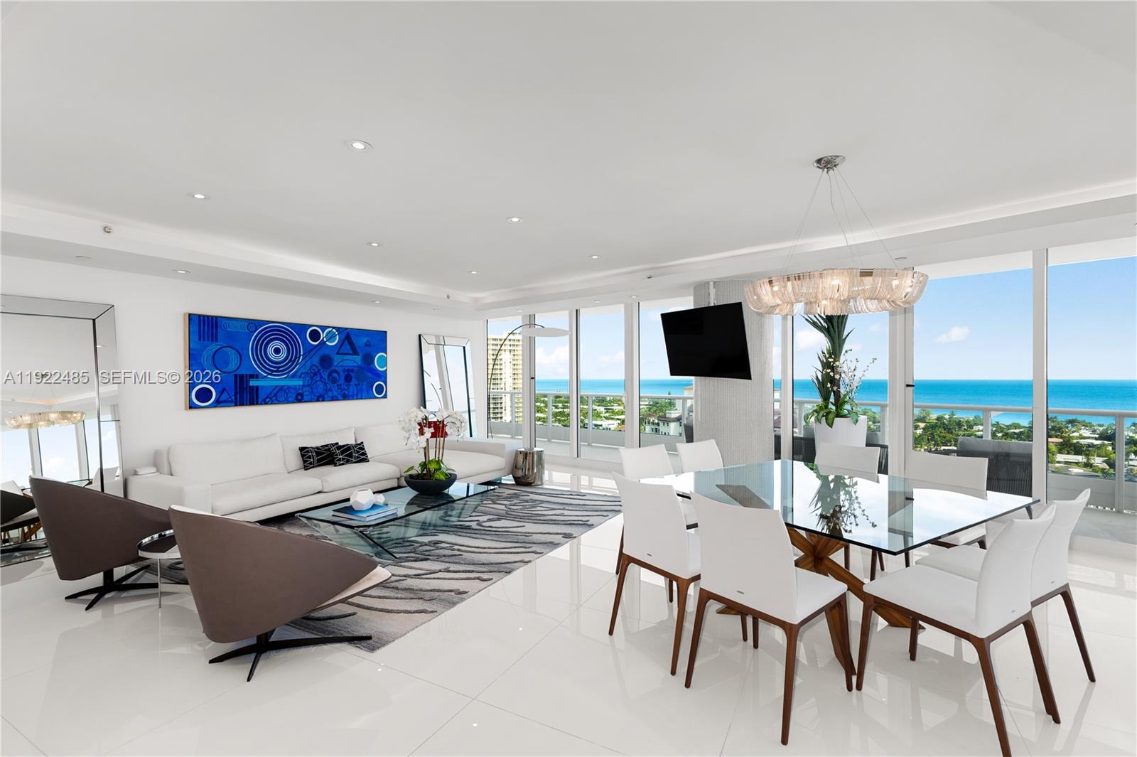 Porto Vita South Tower:  Experience the quintessential "Very Miami" lifestyle in this flawlessly renovated, high-floor residence at the prestigious Porto Vita South Tower. This 2,400 sq. ft. unit has been expertly reimagined and perfectly crafted to deliver a bright, open, and utterly luxurious 3-bedroom living experience, setting a new standard for modern sophistication in Aventura.

 Step from your private elevator foyer into a space bathed in natural light and defined by a sleek, fresh, and white aesthetic. Every detail has been meticulously remodeled to create a seamless, open-concept flow—a true signature of contemporary luxury living. Included for free are the jewel tones of the Atlantic Ocean and Intracoastal water views.
Owning at Porto Vita is an exclusive membership to one of South Florida's most coveted communities. The centerpiece is the legendary **35,000 sq. ft. Villa Grande Club**, offering a European-style resort experience right at your doorstep.
This is more than a condo; it is an impeccably designed, fully **reimagined** sanctuary within an internationally renowned, gated community. This is your turn-key opportunity to begin living the **fresh, bright, and truly gorgeous** life you’ve always dreamed of.
DON"T JUST LIVE IT, OWN IT!
Full disclosure:  This is rented through April 30, 2027 starting September 1st, 2026