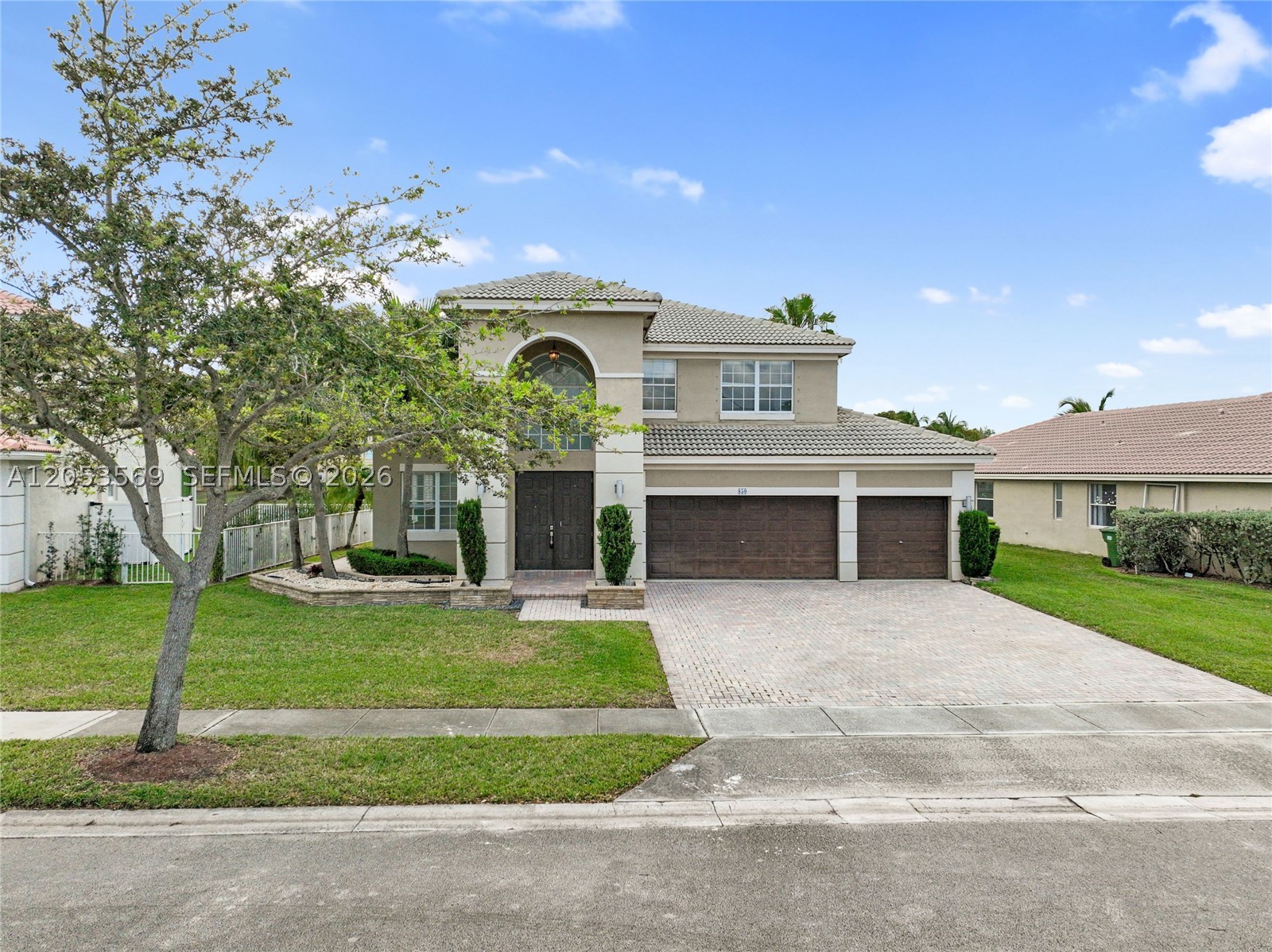 Pembroke Isles two-story single-family home featuring 6 bedrooms, 3 bathrooms, and 3,310 sq. ft. of living space. First-floor bedroom and full bath. Located on a spacious 8,900 sq. ft. canal-front cul-de-sac lot with a 3-car garage. Conveniently close to top-rated public and charter schools, parks, hospitals, libraries, grocery stores, shopping, and dining. Some images in this listing have been virtually staged