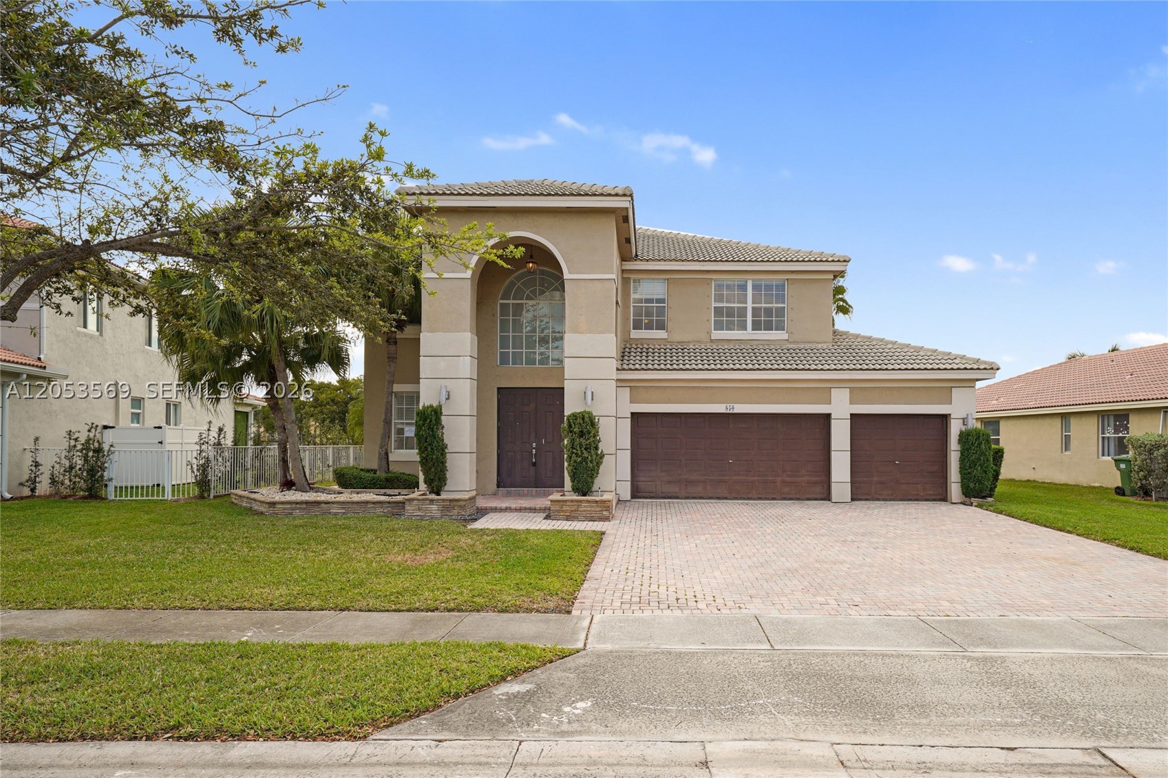 Pembroke Isles two-story single-family home featuring 6 bedrooms, 3 bathrooms, and 3,310 sq. ft. of living space. First-floor bedroom and full bath. Located on a spacious 8,900 sq. ft. canal-front cul-de-sac lot with a 3-car garage. Conveniently close to top-rated public and charter schools, parks, hospitals, libraries, grocery stores, shopping, and dining.