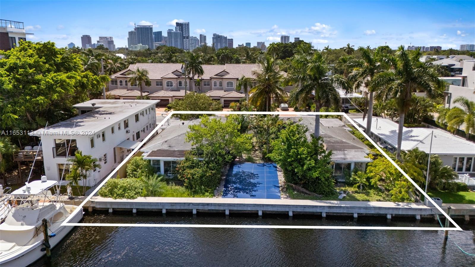 Discover a unique development opportunity at 94-96 Hendricks Isle in the prestigious waterfront community of Las Olas Isles. This .29-acre lot spans 12,500 square feet, offering 100 feet of waterfront with no fixed bridges and deep water access—ideal for accommodating large vessels and providing easy access to the ocean.
Zoned for multi-family use, this property is a prime canvas to create exclusive residences with private boat slips. Located just five minutes from the vibrant Las Olas dining and shopping district, and equally close to the beach. 94-96 Hendricks Isle is perfectly positioned for a high-end development. Residents will also enjoy close proximity to the world-famous Fort Lauderdale International Boat Show, further enhancing the appeal of this address.