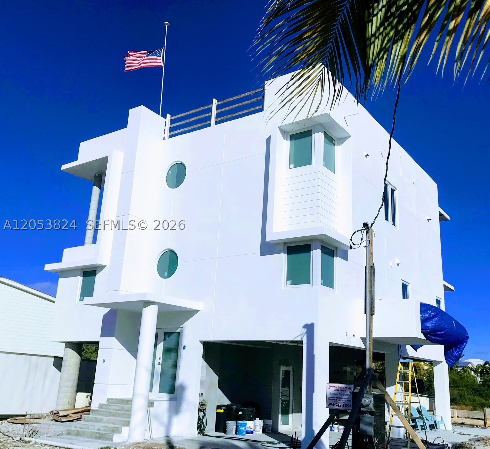 **Exclusive Waterfront Luxury Home in Big Pine Key** (minimum 6 months, available Sept 1.)

Experience the ultimate Florida Keys getaway in this newly built, four-level, all-concrete waterfront home in beautiful Big Pine Key. Designed with luxury and comfort in mind, this spacious and light-filled property features 4 bedrooms and 2.5 bathrooms, with custom, high-end finishes and top-of-the-line furnishings throughout.

Take in breathtaking panoramic ocean views and spectacular sunsets from the third-floor living area and the rooftop entertainment deck. The third level features dramatic 30-foot floor-to-ceiling impact sliding glass doors that open to a wraparound balcony, seamlessly blending indoor and outdoor living.

The private rooftop oasis is perfect for entertaining, offering a swimming pool, BBQ grill, putting green, and multiple lounge and dining areas with incredible views.

Boating enthusiasts will appreciate the 75-foot concrete seawall dock on a crystal-clear deep-water canal with direct ocean access.

Conveniently located just:

* 25 minutes from Key West
* 5 minutes from Bahia Honda State Park
* 5 minutes to supermarkets/drugstores
* 10 minutes from Little Palm Island Resort

The home comfortably sleeps up to 12 guests in beds, with two additional sofa beds available for extra accommodations.