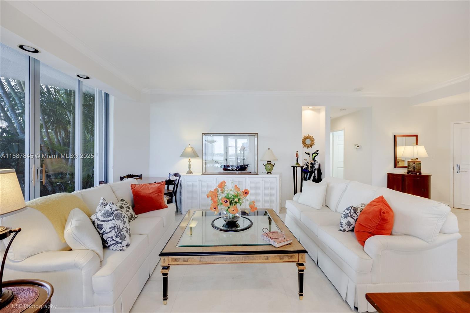 LOCATION, LOCATION, LOCATION! THIS UNIT IS UNIQUE!  FIRST FLOOR CORNER UNIT RIGHT ON THE INTERCOASTAL WITH VIEWS THAT ARE SIMILAR TO LIVING ON A CRUISE SHIP. HUGE, WRAP AROUND, EXTENDED LANAI TERRACE , COMPLETELY HEDGED FOR PRIVACY . THERE IS ALSO A PRIVATE ENTRANCE TO THE POOL, LIKE YOUR OWN!  THE COMBINATION OF ALL THE GLASS DOORS AND HIGH CEILINGS OF A FIRST FLOOR UNIT GIVE THE LIVING AREA AN OPEN AND SPACIOUS FEEL.  THE KITCHEN HAS BEEN UPDATED AND IS OPEN TO THE DINING RM. 3 BEDROOMS, 2.5 BATHROOMS AND LAUNDRY ROOM ROUND OUT THIS SPECIAL UNIT.  THE BUILDING IS ELEGANT WITH CONCIERGE, VALET AND FITNESS CENTER.  MYSTIC POINTE ALSO HAS TENNIS, PICKLEBALL,  MARINA, PLAYGROUND, SHOPS, SALON AND DINING.  WALK  TO HOUSES OF WORSHIP, THE TURNBERRY CIRCLE AND WORLD FAMOUS AVENTURA MALL.