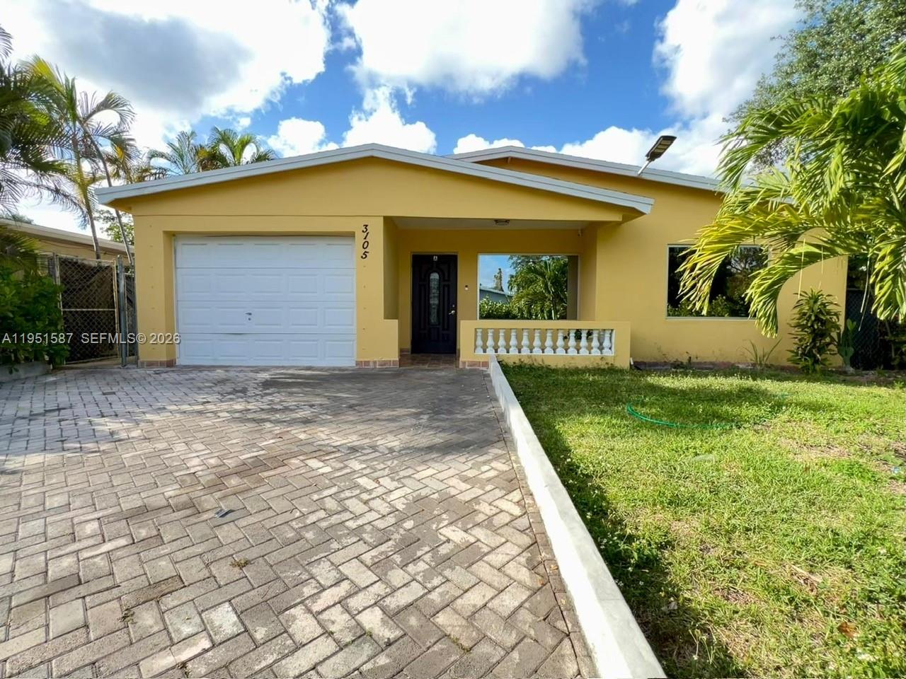 Fall in love with this move-in-ready 4BD/2BA beauty! Spacious living with Bay IMPACT windows, porcelain tile floors, and TWO kitchens (electric & gas) featuring new granite countertops and wood cabinets. Enjoy a large laundry room with washer/dryer, LG appliances, Wi-Fi camera, dining and family rooms, an oversized Florida room, and a backyard shed for extra storage. New roof (2023), fully fenced yard with sprinkler system. Plus, home offers more square footage than shown on the tax roll! Solar panels recently added for long-term energy savings ask for details. Perfectly located near shopping, parks, and restaurants. Plenty of space for a potential income room. Spacious layout offers endless possibilities to customize and create your dream home with extra room to grow. Appointment required.