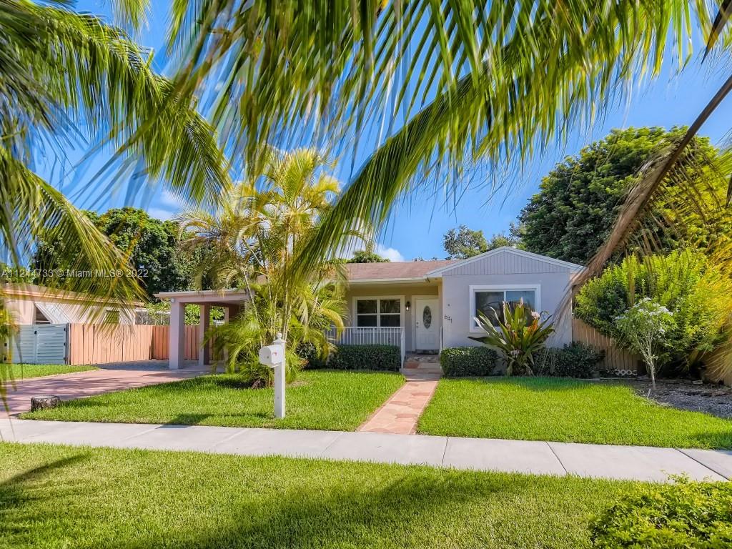 Beautiful one-story house in very desirable neighborhood with no HOA and no CDD.  One of the bedrooms has a private entrance and can easily be closed off from the main property to create a private room or efficiency.  You will enjoy the huge yard with shelter, fruit trees, sprinkler, well, space for pool, to bring your boat and/or RV. Great location close to S. Dixie Hwy, Krome Ave. and  FL Turnpike.  Within walking distance to bus stop, shopping and groceries (Walmart, Sedano's, Publix).  House has been fully freshly painted inside. Public record shows property having 1,572 sq ft but surveyor and appraiser measured it and said it has 1,299 sq ft..