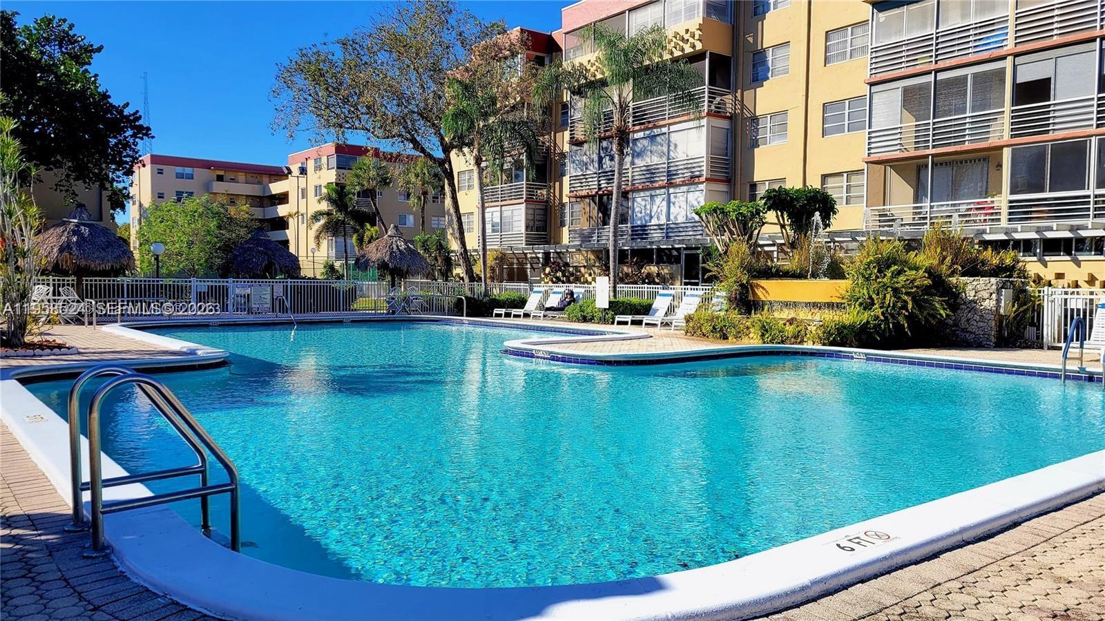 INVESTOR ALERT! Rented & cash-flowing from day one! Spacious 2/2 unit in desirable Polynesian Gardens with low HOA & healthy reserves. Enjoy resort-style amenities: clubhouse, gym, sauna, billiards, auditorium, heated pool (under renovation), BBQ area, and tennis courts. Secure building with 24/7 patrol, elevator, and gated entry. Unit includes 2 assigned parking spaces (one guest/one resident), ceramic floors, and private balcony. Laundry on every floor. Association requires 650+ credit. Great long-term hold or primary residence—don’t miss this opportunity!