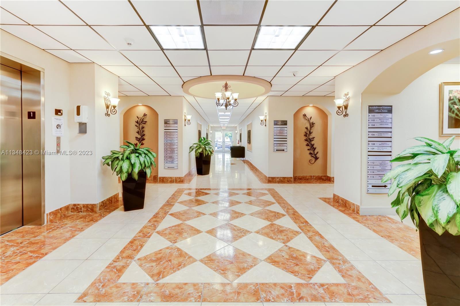 Professional office space in Kendallwood Three! Freshly painted and carpeted with a window. Two conference rooms for tenant use. Immaculately kept building in a great location!