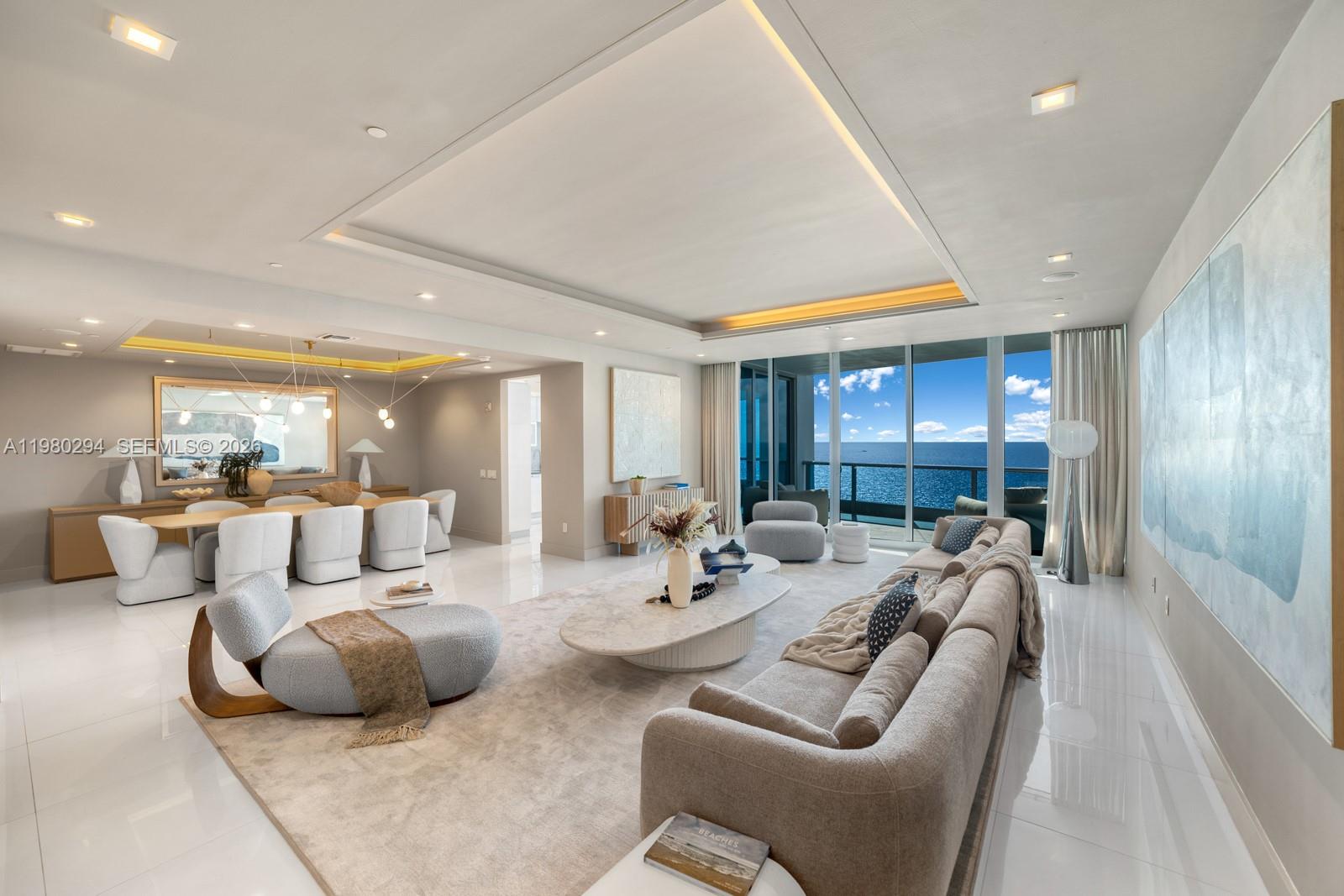 A spectacular residence in the sky at the iconic Bath Club. This beautifully renovated 4-bedroom, 5.5-bathroom home welcomes you through a private elevator entry into expansive living spaces totaling approximately 4,135 SF, where floor-to-ceiling glass frames breathtaking Atlantic Ocean views from the living areas, kitchen, and primary suite, along with tranquil bay vistas from the additional bedrooms. Elegant finishes include white Italian porcelain flooring, a designer kitchen with top-of-the-line appliances, and a fully integrated Control4 smart home system.

The historic Bath Club, thoughtfully reimagined by renowned design duo Antrobus + Ramirez, blends timeless architecture with modern luxury. An agreement currently in progress provides residence owners with full Bath Club membership privileges, including dining at the Courtyard, Collins Room, and Omakase, pool and beach service, cultural events and member programs, preferred pricing for private events, and a House Account. Residents also enjoy concierge and valet service, owner’s lounge, children’s playroom, beach access, and fitness, spa, and tennis facilities shared with the residential tower, creating a truly exceptional Miami Beach lifestyle.