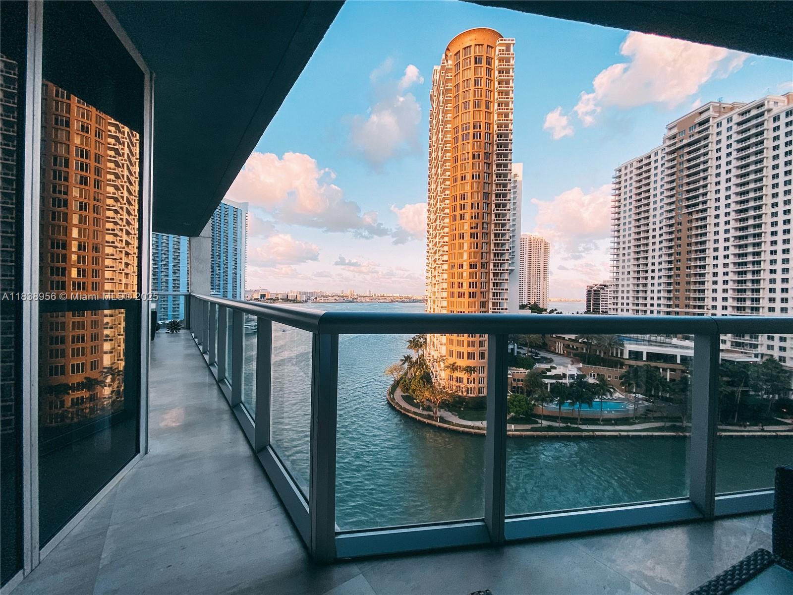 COMPLETELY UPGRADED 3-BED CORNER BAY UNIT AT ICON BRICKELL. UNIT SITS DIRECTLY OVER THE MIAMI RIVER, GIVING IT A UNIQUE FEEL WITH DIRECT BAY AND RIVER VIEWS OF BRICKELL. THE UNIT HAS BEEN COMPLETELY UPGRADED WITH HIGH-END FINISHES SUCH AS MARBLE FLOORING, DROP CEILINGS, A BUILT-IN BAR & CUSTOM CLOSETS.