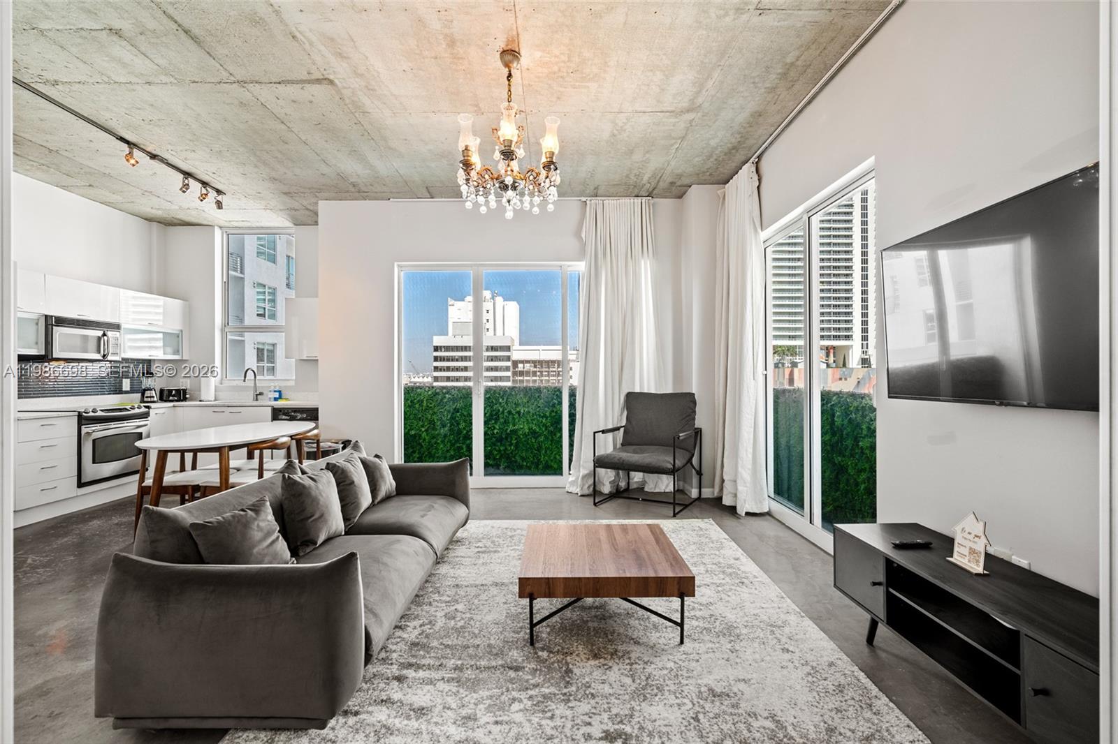 Welcome to this stunning FULLY FURNISHED CORNER unit, a true gem in one of the most desirable lines in the building. This 2-bedroom, 2-bathroom residence boasts a spacious wraparound balcony, offering breathtaking panoramic views. Located in a vibrant area, this property offers convenient access to major expressways, the Kaseya Center, and the newly revitalized Flagler Street, known for its diverse selection of restaurants and shops. Whether you're looking for a primary residence or an investment opportunity, this unit is an investor's dream with the option for short-term rentals.