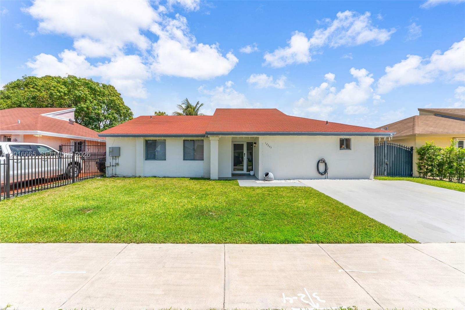Beautiful 3-bedroom, 2-bath single-family home located in a growing South Miami-Dade neighborhood! Conveniently situated near the Florida Turnpike, Black Point Marina, shopping centers, parks, schools, and a variety of dining options, this location offers both accessibility and a strong sense of community. The area continues to experience exciting growth and development while maintaining a quiet residential atmosphere. Inside, the home features a functional layout with comfortable living spaces and abundant natural light. Step outside to a covered terrace perfect for entertaining, outdoor dining, or relaxing year-round. Excellent opportunity for first-time buyers, families, or investors looking for value in Miami-Dade County! For 3-D Tour visit the property WEBSITE.