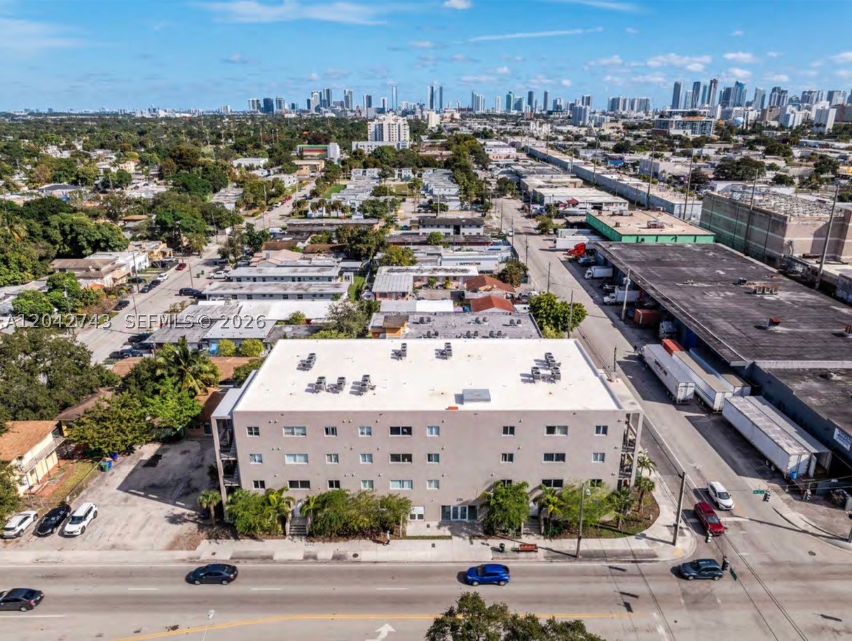 An exceptional opportunity to acquire a newly constructed, 23-unit multifamily property located at 2321 NW 22nd Avenue in Miami, Florida. Completed in June 2023, this four-story asset features modern architecture, high-quality finishes, and 29 covered parking spaces. With a stable in-place NOI of $480,918 and 96% of units currently leased, the property offers immediate cash flow with additional upside potential (Building have 12 storage units).
Strategically positioned in one of Miami’s rapidly evolving neighborhoods, the property benefits from excellent connectivity to major transportation corridors, employment centers, and a diverse mix of retail, dining, and entertainment destinations. Additionally, the property is located within a designated Opportunity Zone, providing investors with significant long-term tax advantages. The property is being offered at $238 by SF, which represents a considerably discount to repositioning cost, creating an attractive basis for investors.