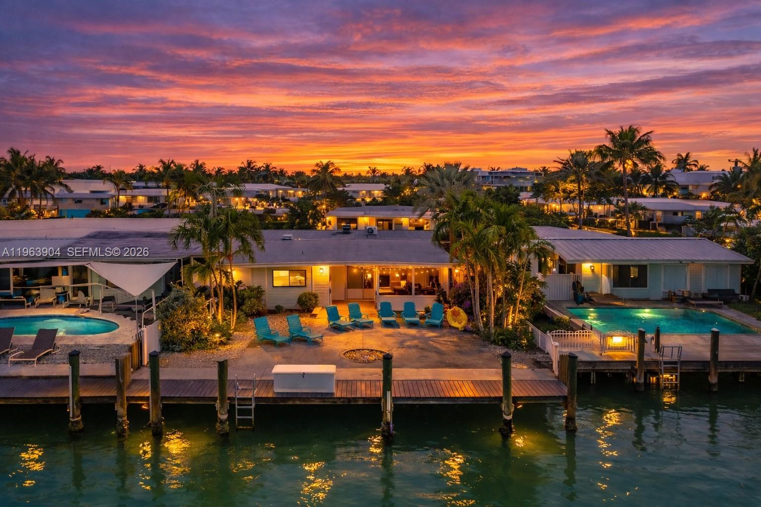 Welcome to this 2-bedroom waterfront home in Key Colony Beach offering direct canal frontage and classic island appeal. Built in 1961 and updated, this one story half duplex blends low maintenance living with functional waterfront access.

Interior highlights include tile flooring throughout, ceiling fans, window treatments, and a comfortable layout with two full bathrooms and well proportioned bedrooms across approximately 952 square feet. 

Home Constructed using CBS (Concrete block & Stucco) for durability.

Waterfront and exterior features:

• Direct canal frontage with seawall
• Screened porch for outdoor dining
• Approximately 4,125 sq ft lot
• One car garage
• Paver driveway
• Off street and guest parking
• Front side impact windows/ Back Accordion shutters
• Monitored security
• 40ft Boat Dock (Seawall has permit and is being redone in April 2026)

Ideal for boating enthusiasts seeking convenient canal access in Key Colony Beach. Located in Monroe County near local dining, marinas, and island amenities, this property offers an opportunity to enjoy the Florida Keys lifestyle in a manageable waterfront setting.