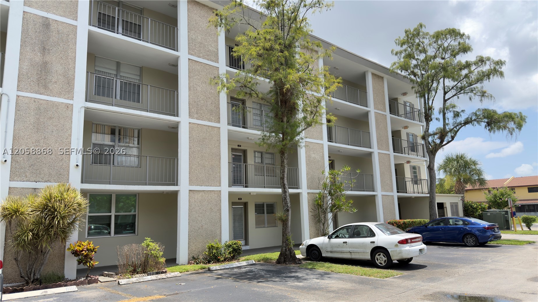 Beautifully updated and furnished 1-bedroom, 1-bath corner condo in Cypress Chase, a verified 55+ community. This third-floor residence offers 705 square feet of comfortable living space, a spacious bedroom with a walk-in closet, and a screened balcony overlooking the garden and pool area. The updated kitchen features granite countertops and stainless-steel appliances. Tile and laminate flooring throughout—no carpet. Additional improvements include an updated electrical panel, newer water heater and a recently replaced building roof. Community amenities include a heated pool, spa, clubhouse, shuffleboard, elevator and common laundry facilities. Conveniently located near shopping, restaurants, major roads, Fort Lauderdale–Hollywood International Airport and South Florida beaches. One assigned parking space plus guest parking. Association approval required.