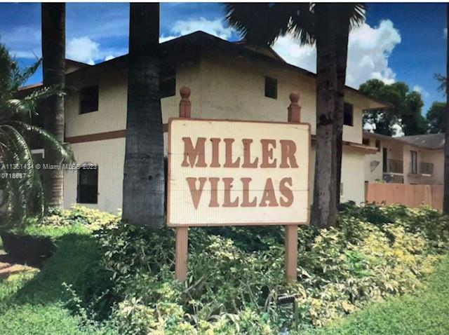Excellent location!!! The property is currently rented until Jun 1,2023. Townhouse on Miller Villas Condo, 2 bedroom, one full bath upstairs; one bedroom (master) with its private balcony. Downstairs, remodeled kitchen, washer and dryer, dining and living area and a half bathroom. Low HOA fees. Fenced backyard,1 parking space + guest parking.