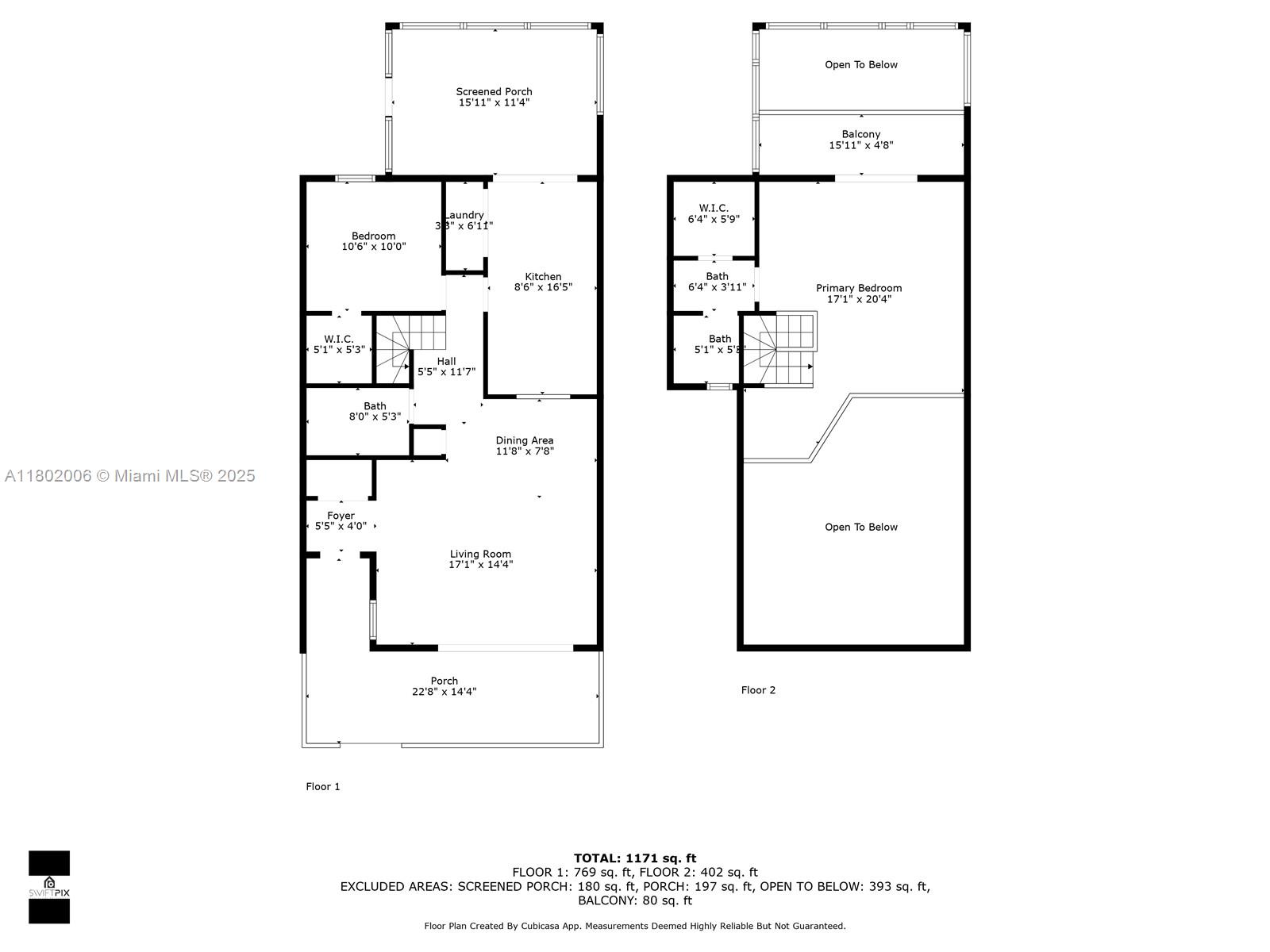 Priced below recent independent appraisal—great value! Stunning 2-bed, 2-bath townhome in highly sought-after Escape at Arrowhead community near Nova University. Features include a brand-new roof, stylish laminate flooring, a spacious screened-in porch, and accordion hurricane shutters for storm protection. Open-concept living and dining area flows into a modern kitchen with plenty of storage. The upstairs loft includes a cozy nook perfect for a home office or study space. The master suite boasts two large walk-in closets and a private bath. Enjoy outdoor living on both front and rear patios with scenic golf course views. This pet-friendly community has a pool, tennis courts, and more. No rental restrictions. Easy access to I-75, Turnpike, I-95, shopping, dining, and entertainment.