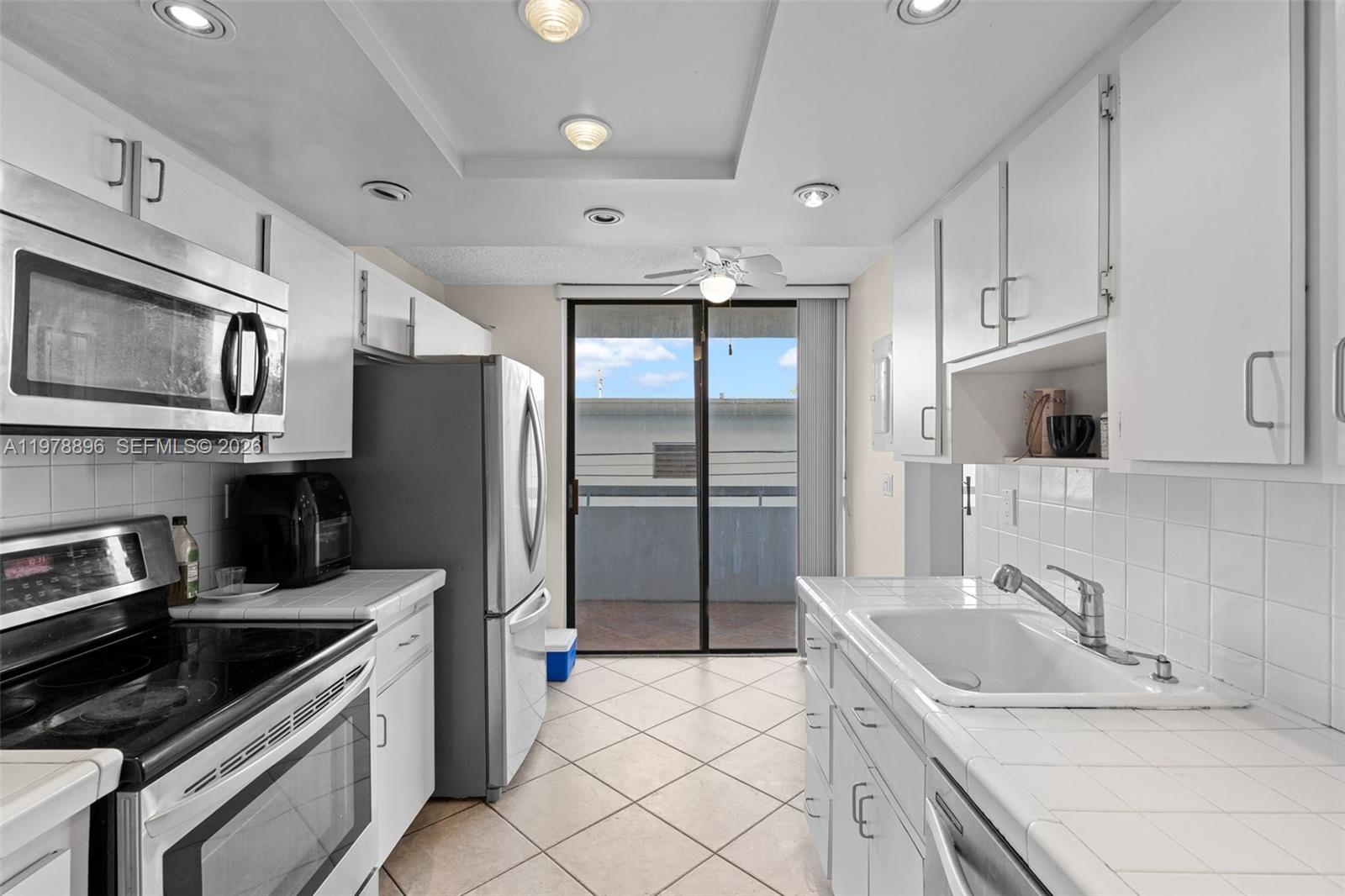 Located in the secluded ParkView Island, off 73 street in Miami Beah. Featuring 2 ample bedrooms and 2 full baths, lots of windows to allow natural light to come in. Access the xtended balcony from the living room, kitchen or bedroos. Comes with 1 assigned parking space and laundry on each floor for your convenience Gym and pool. A few blocks from the beach, restaurants, cafes, stores & Bandshell. Easy access to public & free transportation.