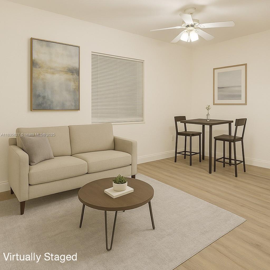 Meticulously and beautifully renovated 1-bedroom, 1-bath, single-level townhouse/condo with private patio in Little
River's Sunset Palm Villas Community. Quaint but comfortable. Unit has high-impact/hurricane proof windows and
doors. **Includes Electricity, Internet and Water**. Centrally located within a short drive to Sobe, Aventura Mall, Downtown Miami, Midtown, The Design District and Wynwood (among others). Nestled between North Miami Avenue and I-95. Public transportation is nearby, 2 public parks within a few blocks. No pets, no commercial vehicles.