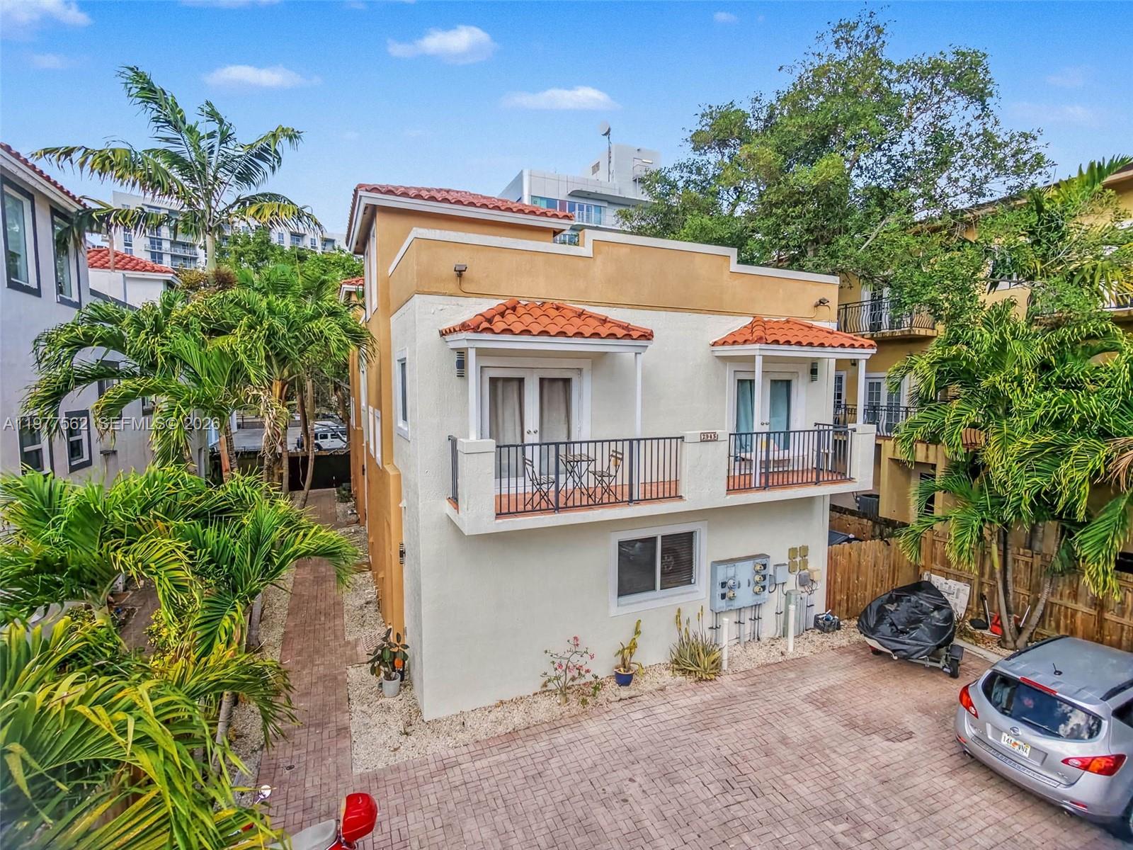 Exceptional investment opportunity in highly desirable Coconut Grove! This well-maintained fourplex features four spacious 2-bedroom, 1.5-bathroom units (875 Square Feet per unit), each offering a private patio as well as an exclusive rooftop terrace—an uncommon and highly desirable feature for star gazers. The gated property provides secure access and includes parking for two vehicles per unit.

Each unit has its own separate folio number, creating a rare opportunity for a potential condo conversion or flexible ownership structure. All units are currently occupied by long-term tenants, providing immediate income, with rents currently below market rates and strong upside potential for increased revenue.
Ideally located near the parks, marinas, dining, shopping, and waterfront lifestyle that make Coconut Grove one of Miami’s most sought-after neighborhoods, this property offers both stable cash flow and long-term appreciation potential.
DO NOT DISTURB TENANTS. Showings by appointment only after executed contract.