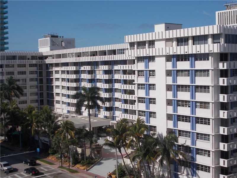 Furnished studio. Parking included.  Unit features  spacious living area with an open view, wood flooring, plenty of closets.  Central location in the heart of South Beach.  Bayfront building with doorman, security, gym, and pool.