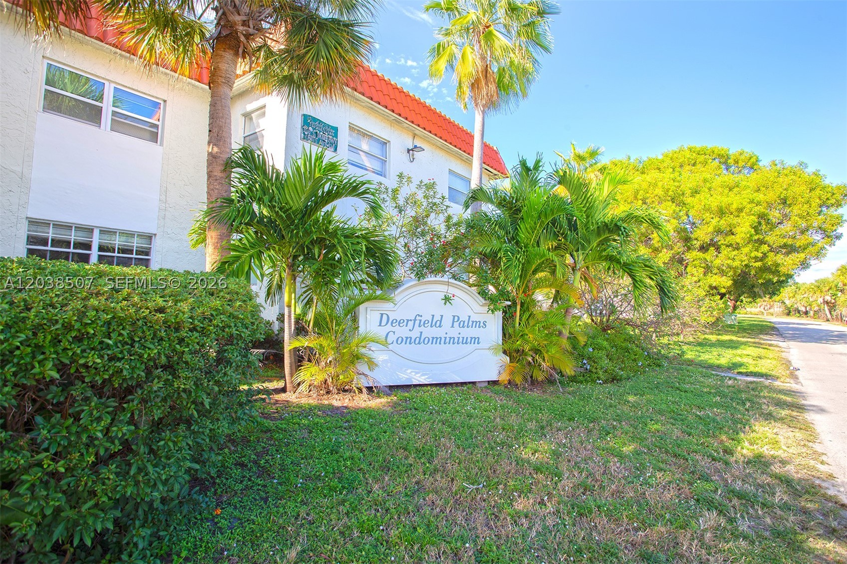 Welcome to the community of Deerfield Palms. This 2-bedroom, 1-bath condo features an open and spacious floor plan with abundant natural light, a newly remodeled kitchen and bathroom, newer AC, and tile flooring throughout. Deerfield Palms is centrally located near major roads, shopping centers, grocery stores, dining, parks, and local conveniences. The community is approximately close to Deerfield Beach, offering short access to the pier, beachfront activities, and coastal living.