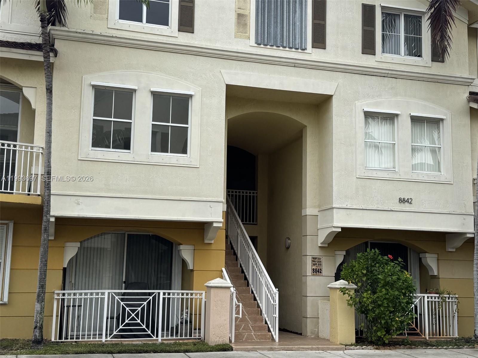 "SPACIOUS AND INVITING" is the only way to describe this beautiful 2-bedroom / 2 1/2 - bathroom dream condo located in the heart of Miami. This home features a fully renovated kitchen with stainless steel appliances, tile floors throughout the entire unit, a community pool and so much more. This pristine property is centrally located near Florida International University, the Miami International Airport, major highways and great restaurants and stores. This home features a fully renovated kitchen with stainless steel appliances, tile floors throughout the entire unit, a community pool and so much more. Don't miss this golden opportunity to live in a place that is close to all the good things Miami has to offer!