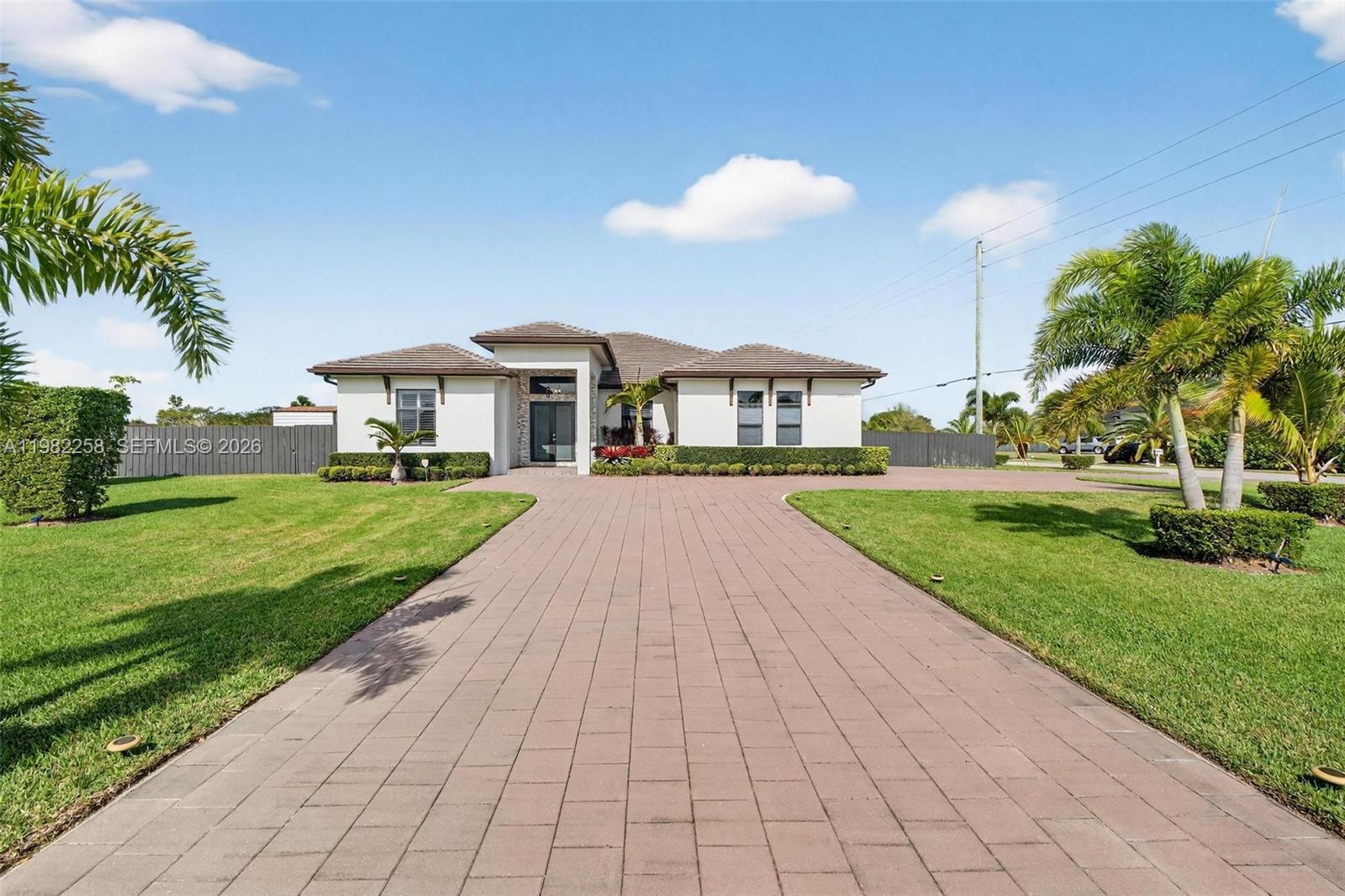 Stunning single family estate located in the highly desirable Redlands, perfectly positioned on an extra-large corner lot within a quiet cul-de-sac, offering privacy, space, and an exceptional lifestyle. This beautiful residence features 5 spacious bedrooms and 3 full bathrooms, designed for comfort and elegant living.
Step outside and experience true South Florida luxury living with a private pool and an elegant pergola, creating the perfect setting for outdoor entertaining, relaxation, and enjoying the natural beauty that surrounds the property. The expansive lot offers a rare combination of tranquility, privacy, and endless possibilities.
Surrounded by lush landscapes and the peaceful charm of the Redlands, this property seamlessly blends nature, luxury, and space, while still being conveniently located near major roads, dining, and shopping.
A rare opportunity to own a private retreat where luxury meets nature in one of South Florida’s most unique and sought after areas.