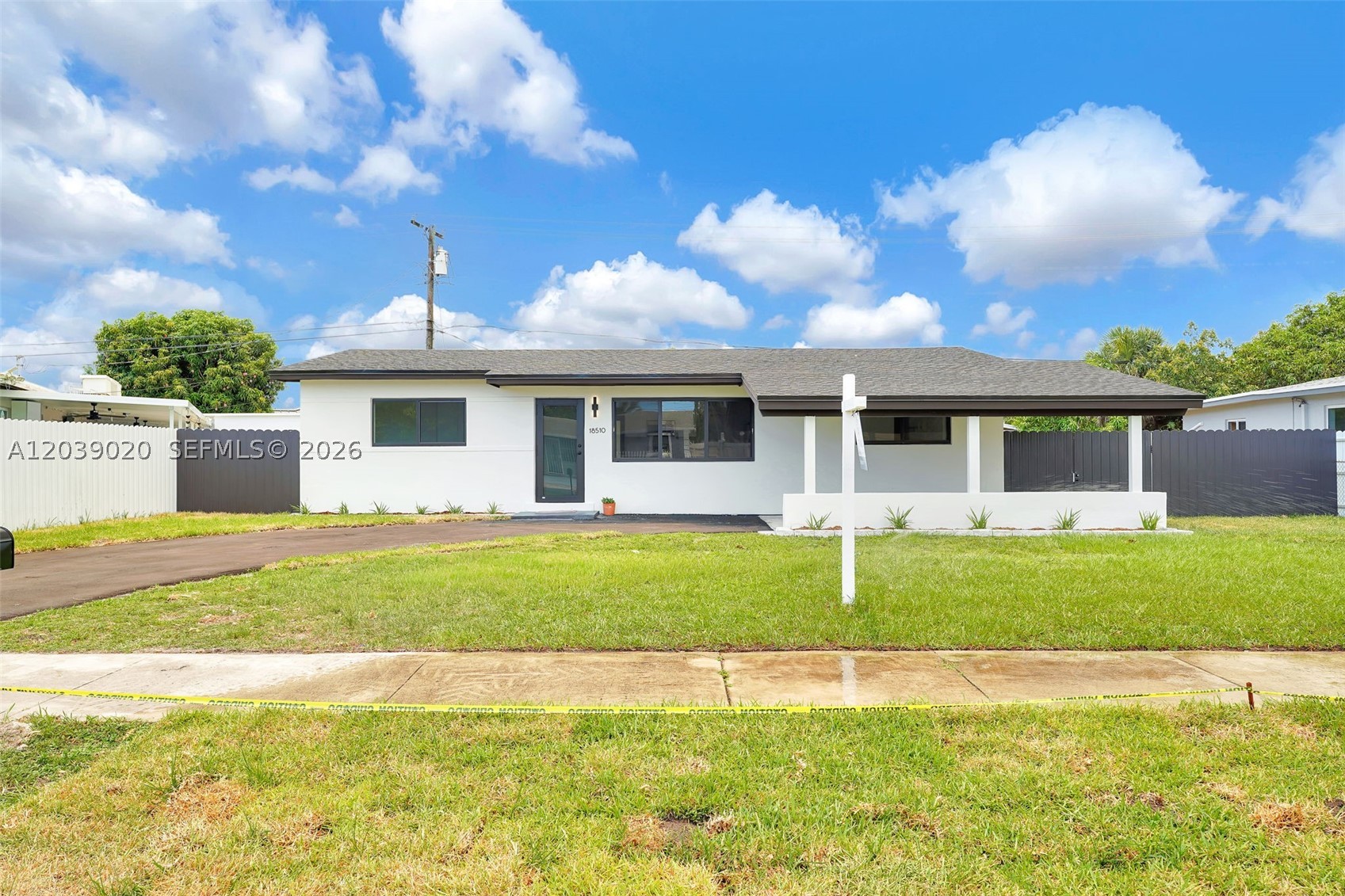 Beautifully renovated 4-bedroom, 3-bathroom home in the heart of Miami Gardens Property is Larger than Tax Roll. This move-in-ready residence features a brand-new roof, PVC Plumbing, Electrical, fully remodeled bathrooms, a stunning modern kitchen with updated cabinetry and countertops, and new flooring throughout. Designed with flexibility in mind, the layout includes an ideal setup for in-law quarters or multigenerational living, offering privacy and comfort for extended family. Spacious living areas, abundant natural light, and contemporary finishes make this home perfect for both everyday living and entertaining. Conveniently located near major highways, shopping, dining, schools, and parks. Don't miss this exceptional opportunity!