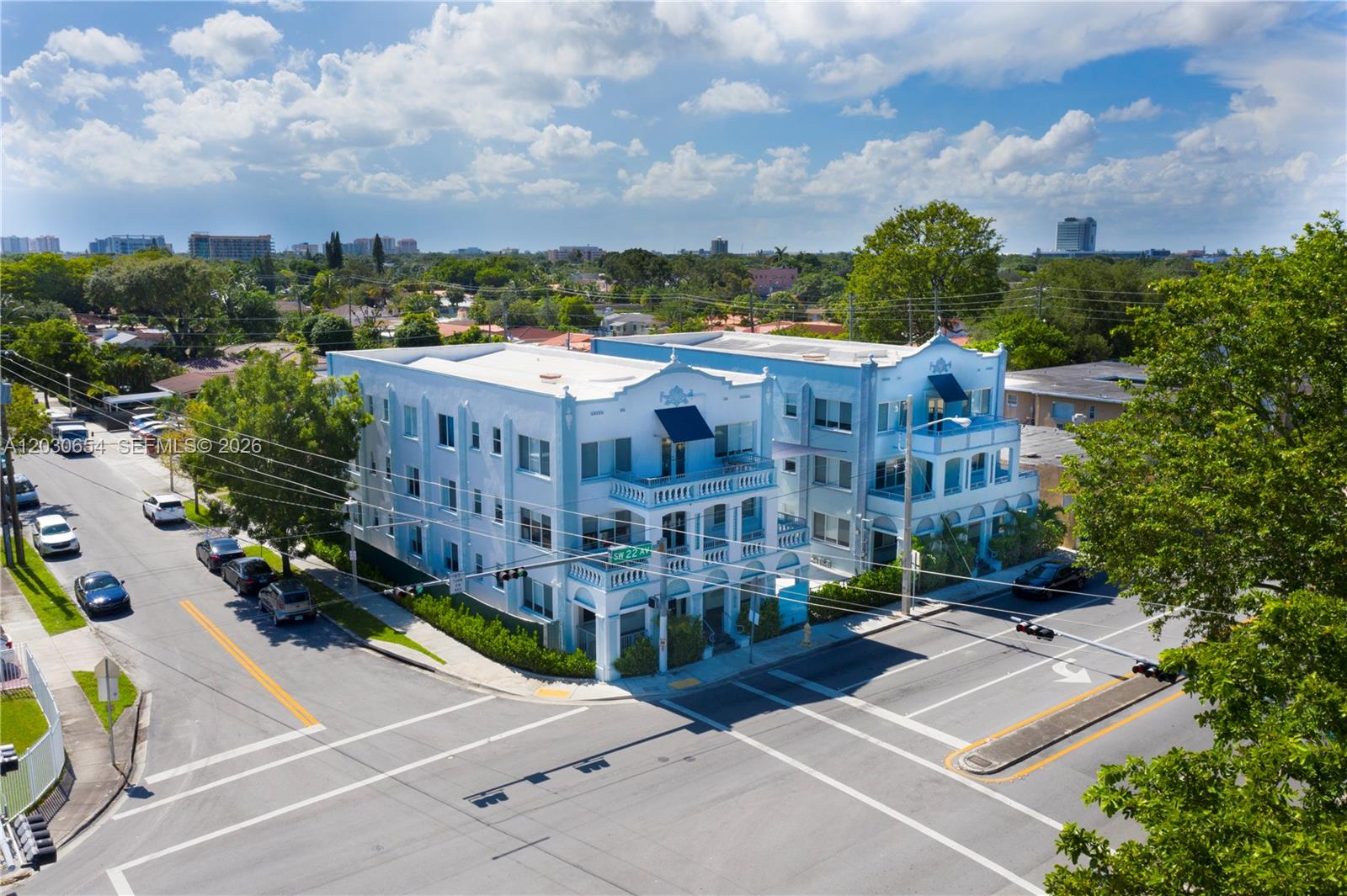 Amazing gem of a unit in the heart of Shenandoah has been renovated from top to bottom including new roof, electrical, plumbing and impact windows and doors. All of the building's interior is completely brand new with a modern design and attention to every detail. Each of the 1 bed/1 bath units feature high ceilings (9 ft), an open living area, custom closets in the bedroom and a wifi app based washer/dryer inside the building. The kitchens are equipped with wood cabinets, quartz countertops and stainless steel appliances including a built-in microwave. Off-street parking across the beautiful Shenandoah Park! Professionally managed with full maintenance staff. Approved application with first, last and security required.