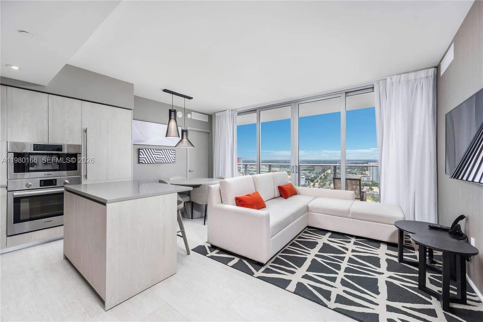 Endless Amenities! Best Deal in Hyde Beach House, won't last. Beautiful 3 Bedroom with Amazing views from the 28th Floor! This unit can be rented by any property manager, with the hotel program, or can be used by owner. Unit comes fully furnished and equipped with modern furnishings, and includes a 395 SQ FT terrace. Investor Opportunity to own a Short Term Rental in a growing area.