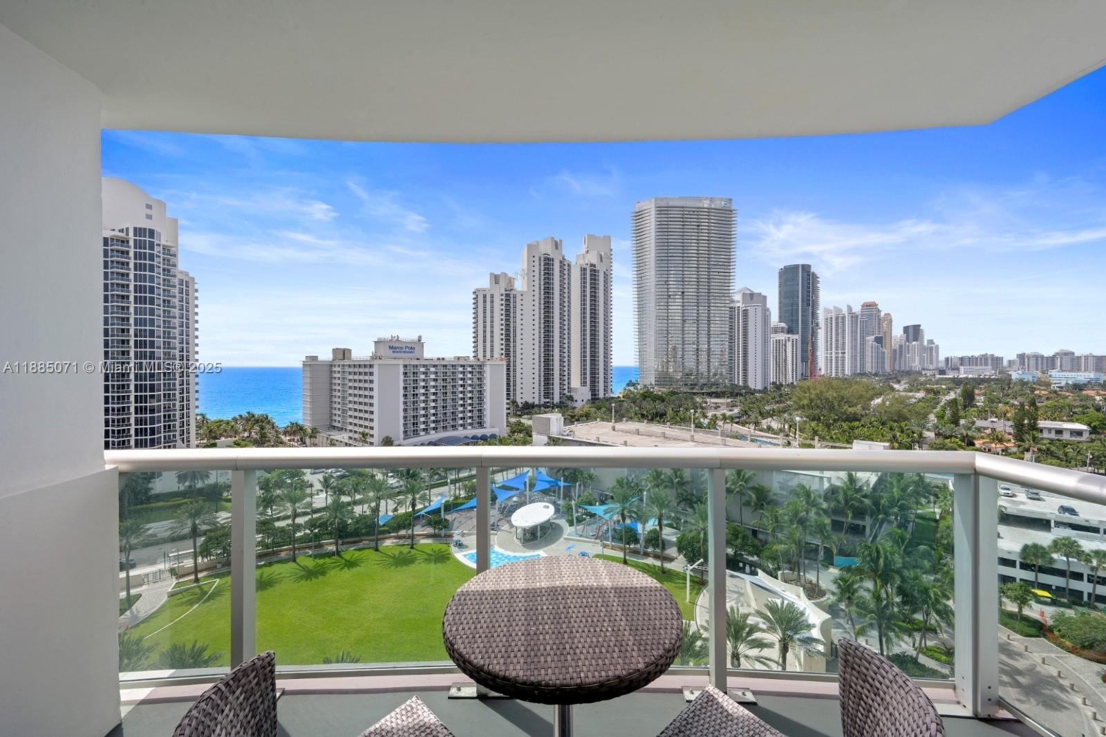 Stunning furnished 1-bedroom + DEN + 1 Bathroom with direct Ocean view at Ocean Reserve, just across from the beach, Bright, spacious, and turnkey ready, Short-term rentals allowed  - ideal for investors!!!! Resort-style building with pool, gym, tennis courts, market, and 24/7 security. Prime Sunny Isles location near shops, restaurant, and parks. SHORT TERM RETAL!!