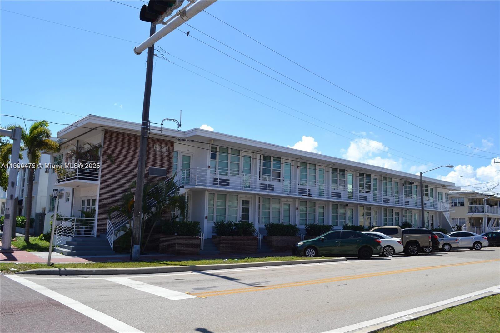 Steps to the Beach and Ocean, enjoy beach living in this large Studio on the 1st floor. Many improvements and developments coming to North Beach. Close to Bank, Publix, CVS, walking distance to parks, shopping and great restaurants.  Street parking, beach life and beach vibes! Building has few months old new roof, new paint and new railing. Great Investment don't miss out!