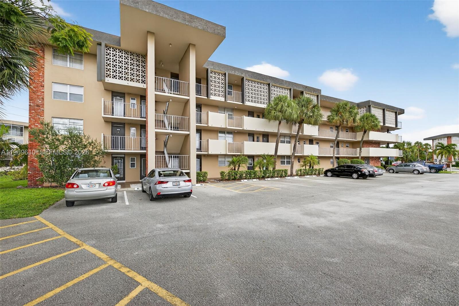 Top-Floor Penthouse in Lauderdale Oaks – Active 55+ Community! Spacious 1BR/1.5BA condo located on the top floor of an elevator building, offering bright living areas, generous room sizes, enclosed Florida Room and peaceful views. The open living and dining space is ideal for entertaining, while the oversized primary suite features an en-suite bath and abundant storage. Enjoy resort-style living in this well-maintained 55+ community featuring three heated pools, clubhouse, fitness center, sauna, pickleball and basketball courts, BBQ/picnic area, courtesy bus service, and year-round social activities. Conveniently located near shopping, dining, and major highways including I-95. No pets permitted. Leasing permitted after one year of ownership, up to two times per year, offering flexibility for seasonal or part-time residents.