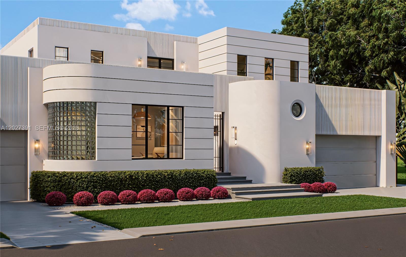 This oversized property is positioned directly on the 3rd hole of the prestigious La Gorce Golf Course.  It offers a rare opportunity to create a spectacular new construction estate featuring tranquility and open views where you actually live, and with reliable connectivity on one of Miami Beach’s primary corridors. 
Windstar Homes, a prestigious firm which has designed and built iconic residences throughout the state of FL and the Caribbean, has designed a thoughtful floor plan and stunning renderings, specifically for this property, providing the buyer with a head start on building a home of their dreams.
The proposed residence showcases a striking contemporary design with approximately 5,259 SF of living space featuring 5 bedrooms, 5 full baths, 2 half baths, expansive entertaining areas, a game room, elevator, 3-car garage, resort-style pool, outdoor kitchen, grand loggia, and a luxurious primary suite with private balcony overlooking the lush golf course surroundings. Total square footage is approximately 7,491 SF. Designed to maximize indoor-outdoor living and capture the beauty and breezes of its premier golf course location, the home blends clean architectural lines with sophisticated modern elegance. 
Ideally situated in the heart of Miami Beach, just moments from beaches, fine dining, luxury shopping, top schools, and private clubs, this is a unique chance to build a landmark residence in one of the city’s most prestigious golf course communities.