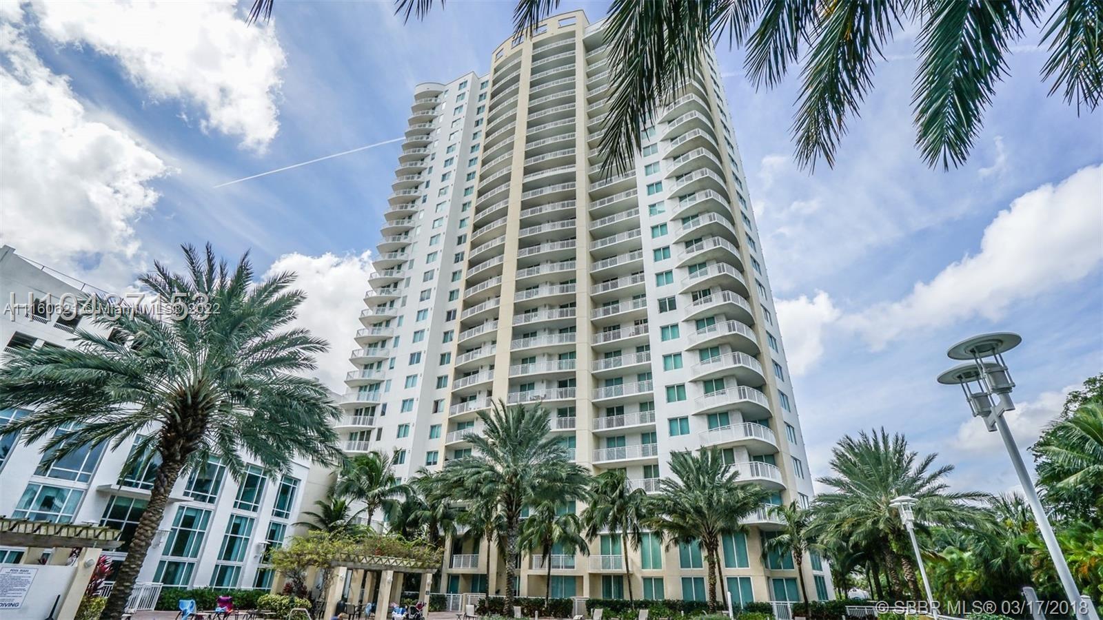 Largest corner 1751 square ft Penthouse  11 foot ceilings, featuring 3 balconies with gorgeous sunset , City skyline and Golf Course views . *2 deeded parking spaces* , 3 bedrooms plus 3.5 baths . Unit has carpet in the bedrooms, Kitchen has been renovated w/custom designed cabinetry and custom built units in bedrooms. The building offers 24 hours security and valet parking and great amenities: heated pool, Jacuzzi, Gym, party room, Sauna, Steam Room, Billiard Room, Tennis Courts, Theater Room and more. Duo Condominium is within walking distance to: Restaurants, Grocery Stores, Medical Offices, major shopping stores and much more. Minutes to Beach. Pet friendly building. Assessment has been paid by seller.