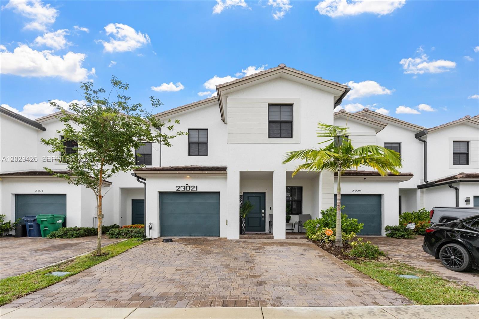 Beautiful newer construction townhome located in the desirable Siena Reserve community. This spacious 4 bedroom, 2.5 bathroom, 1 car garage home offers an open concept layout with modern finishes, white kitchen cabinetry, stainless steel appliances, quartz countertops, and abundant natural light throughout. The first floor features spacious living, family room, and dining areas perfect for entertaining, while the upstairs offers comfortable bedrooms and functional space for the entire family. Enjoy a private fenced backyard, low HOA, and a convenient location near major highways, schools, shopping, dining, and parks. Move in ready and competitively priced.